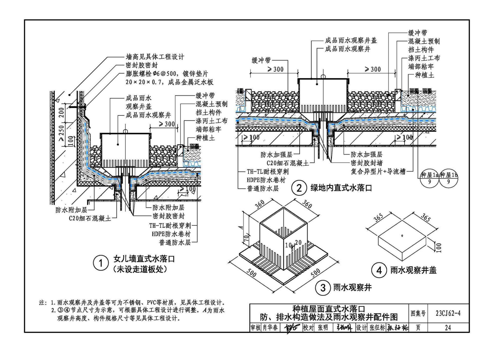 23CJ62-4--塑料防护排（蓄）水板建筑构造（四）——TH • MDS防、排水系统