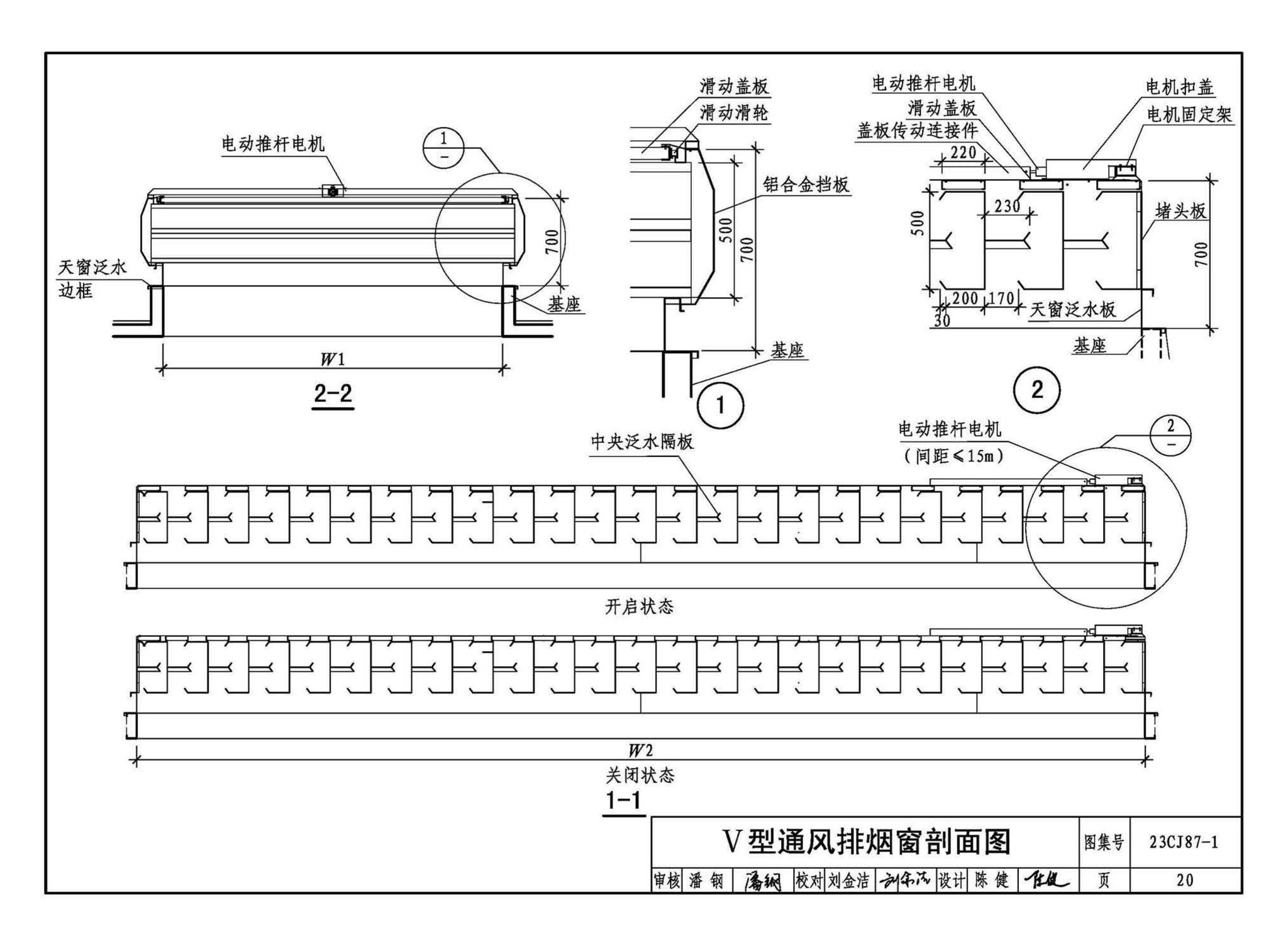 23CJ87-1--采光、通风、消防排烟天窗（一）