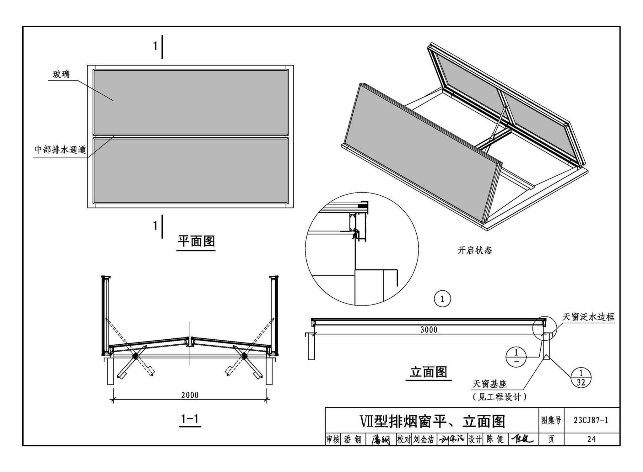 23CJ87-1--采光、通风、消防排烟天窗（一）