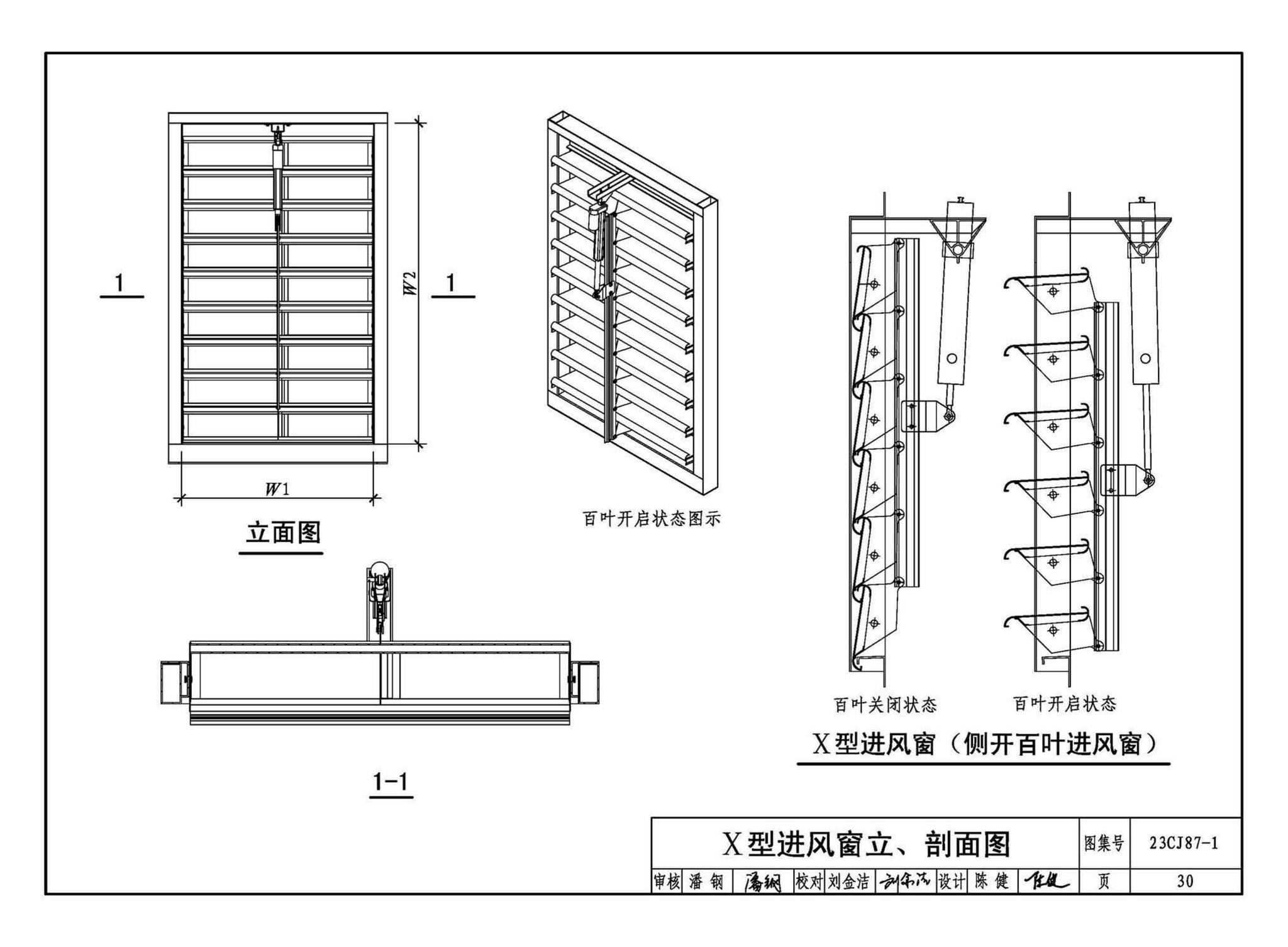 23CJ87-1--采光、通风、消防排烟天窗（一）