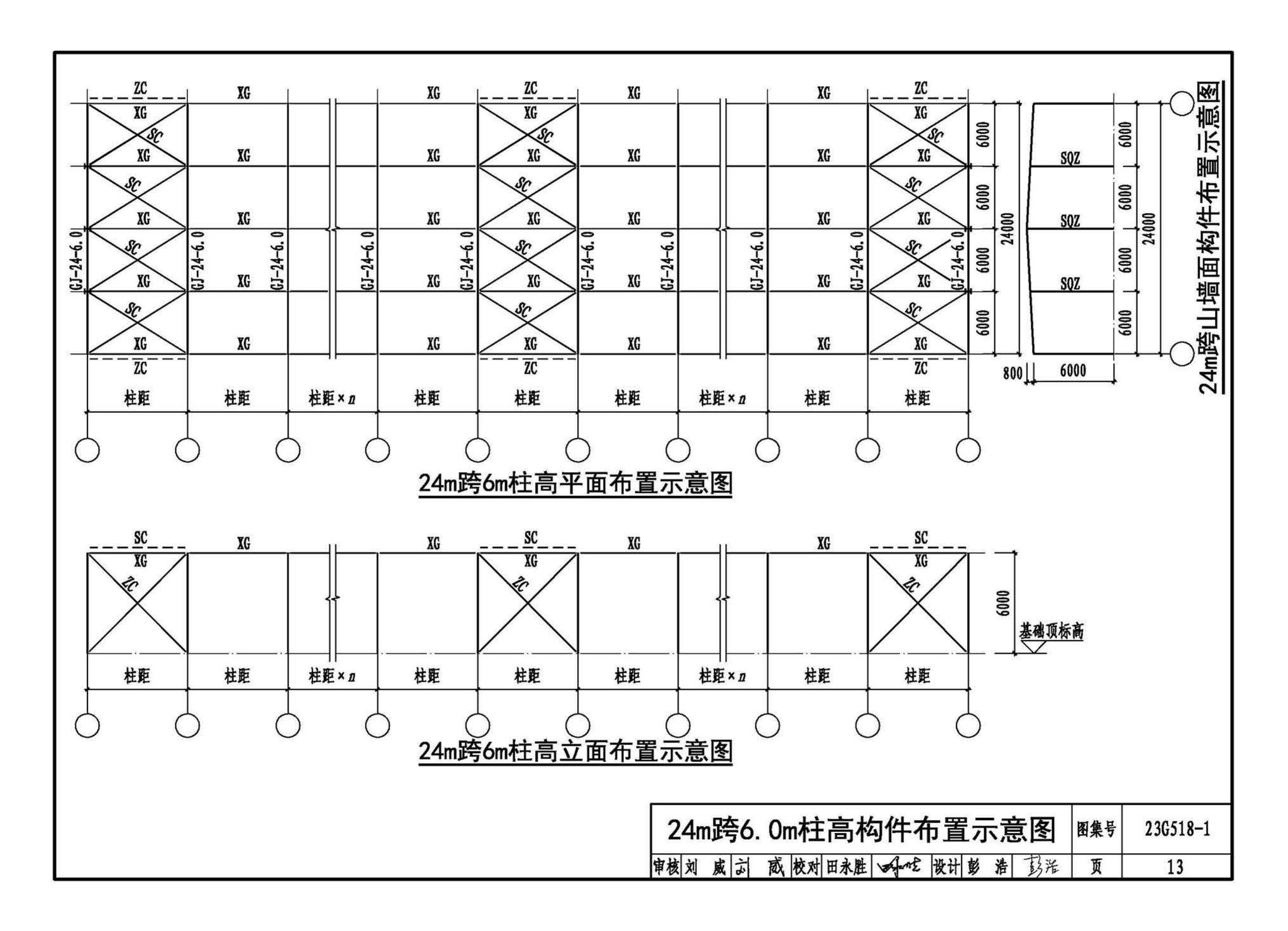 23G518-1--门式刚架轻型房屋钢结构（无吊车）