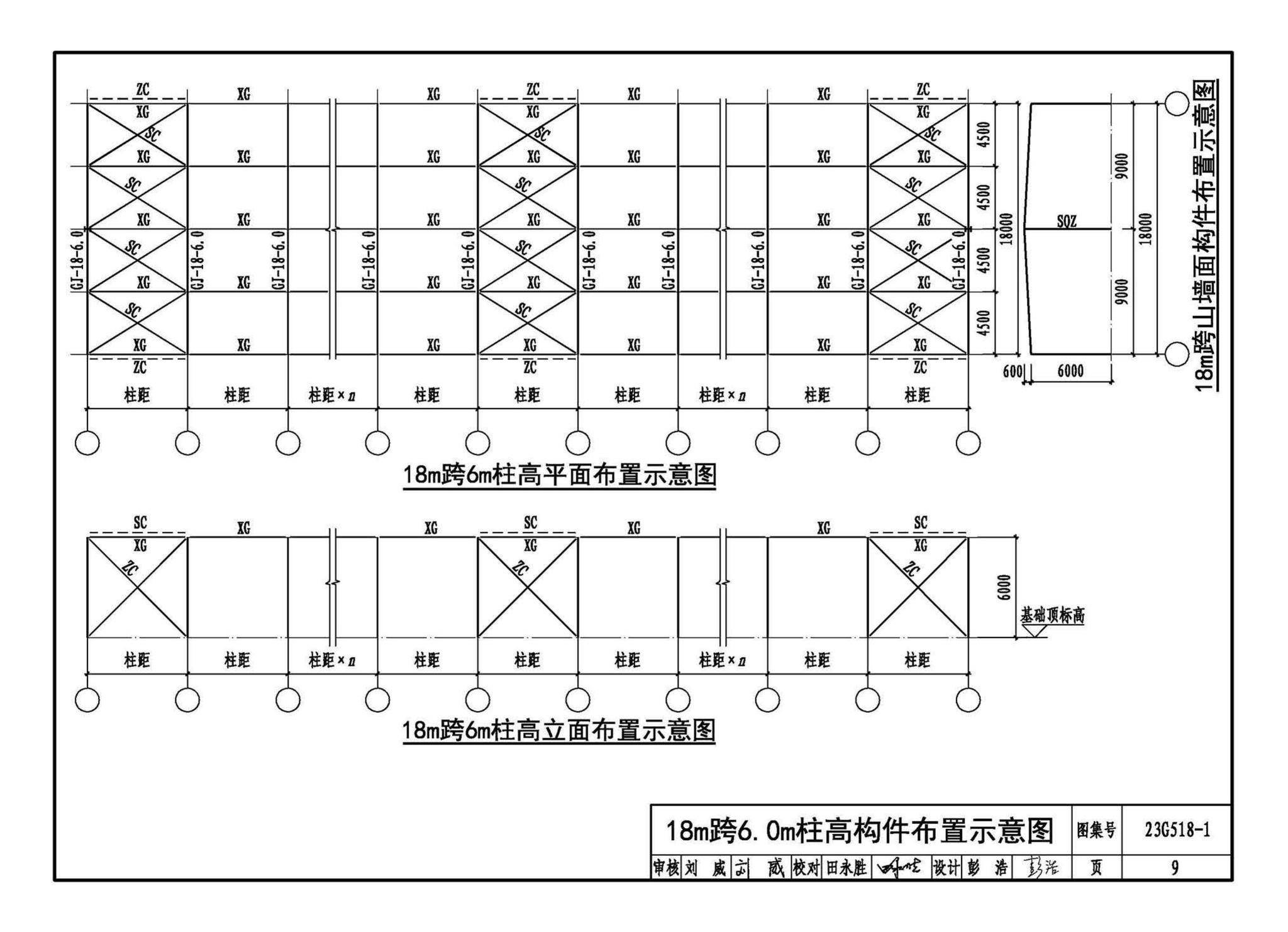 23G518-1--门式刚架轻型房屋钢结构（无吊车）