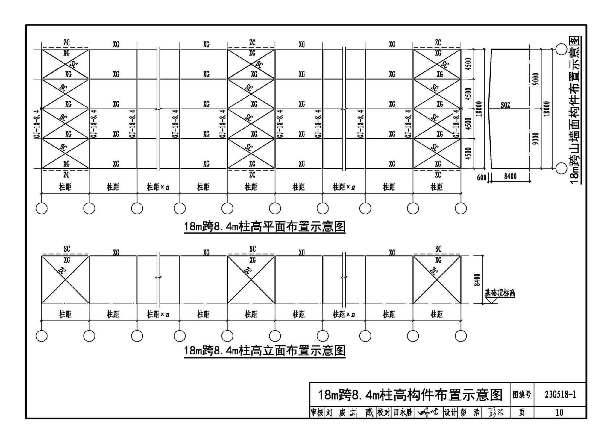 23G518-1--门式刚架轻型房屋钢结构（无吊车）