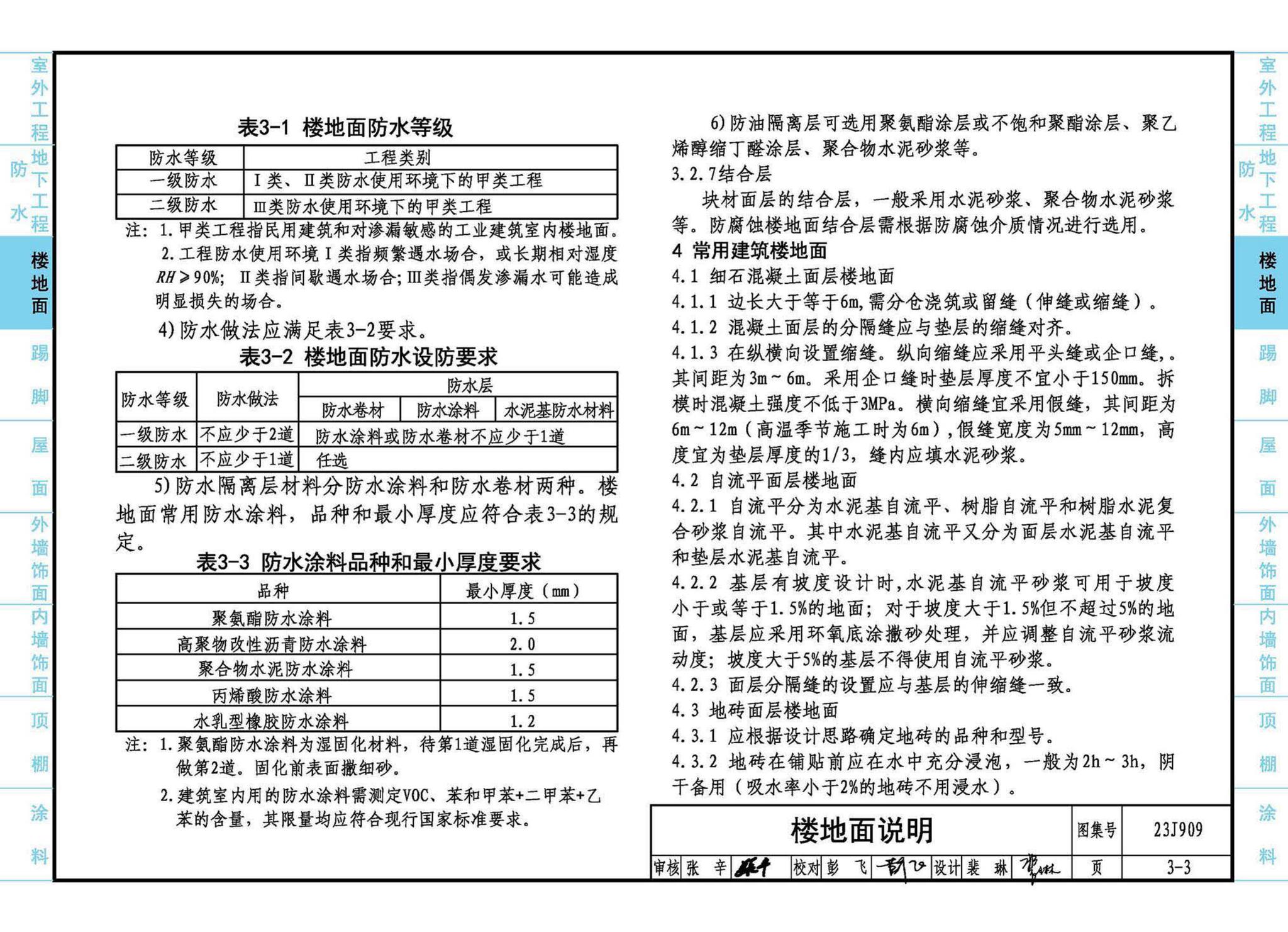 23J909--工程做法