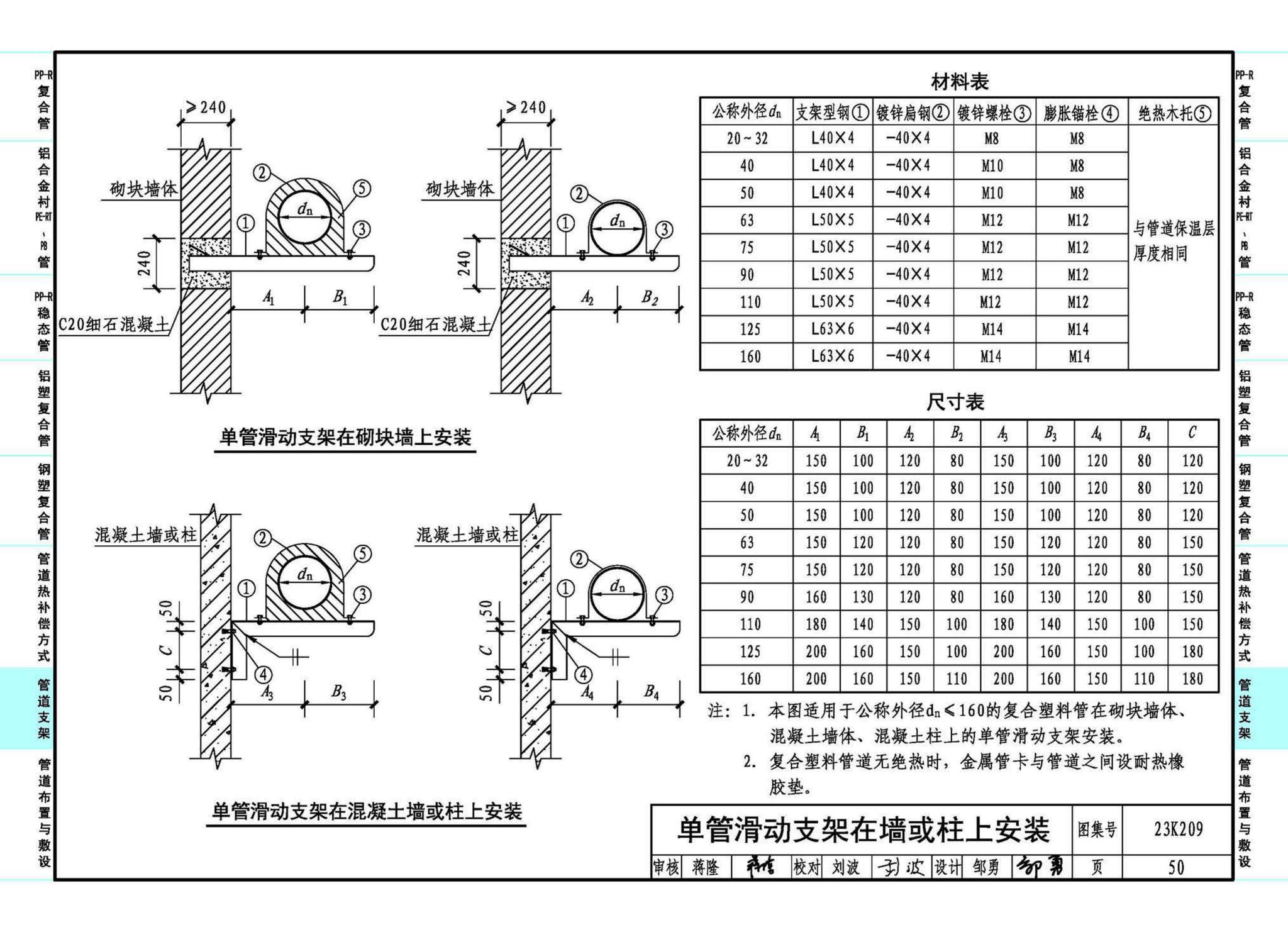 23K209--供暖空调用复合塑料管选用与安装