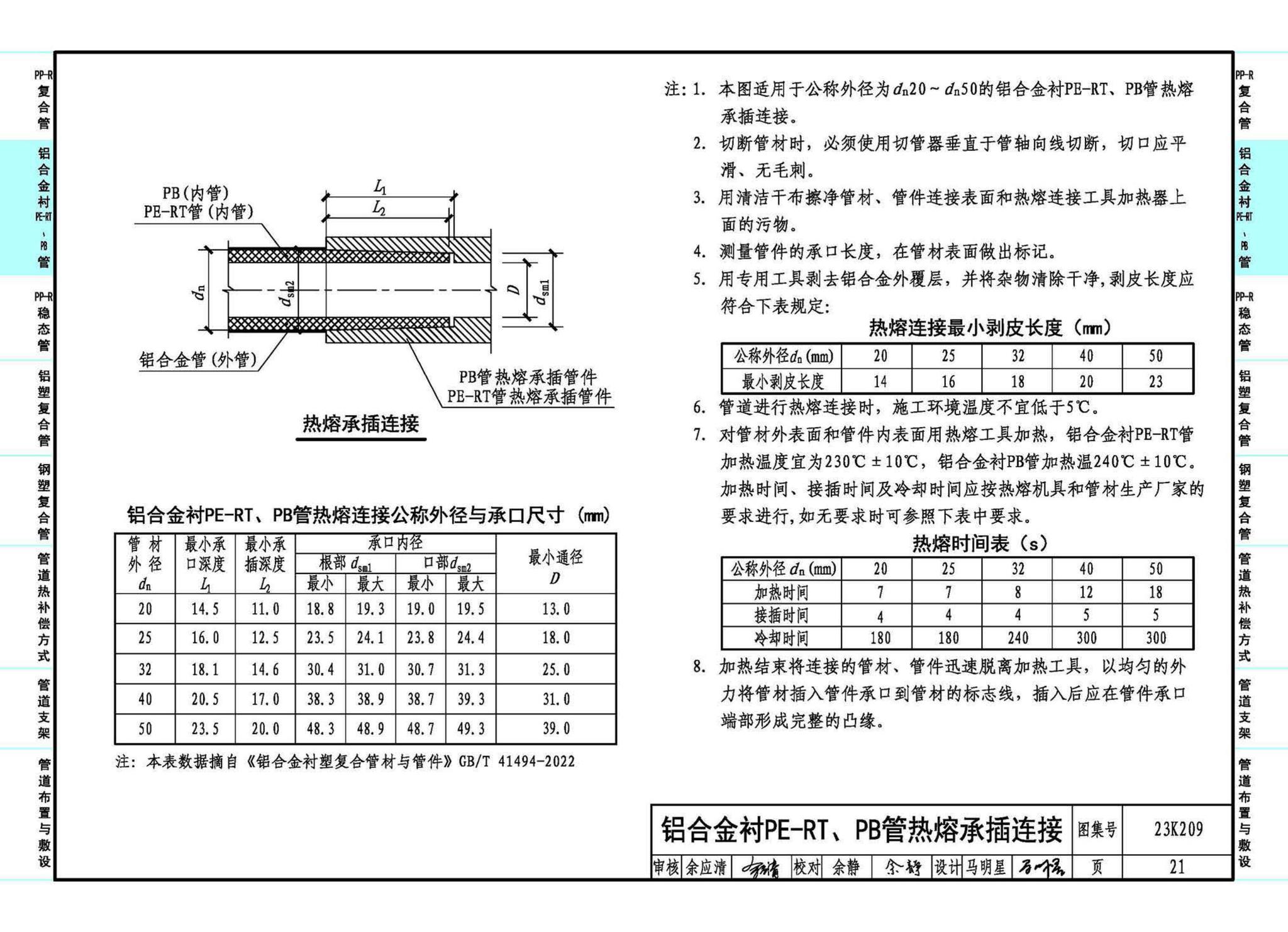 23K209--供暖空调用复合塑料管选用与安装