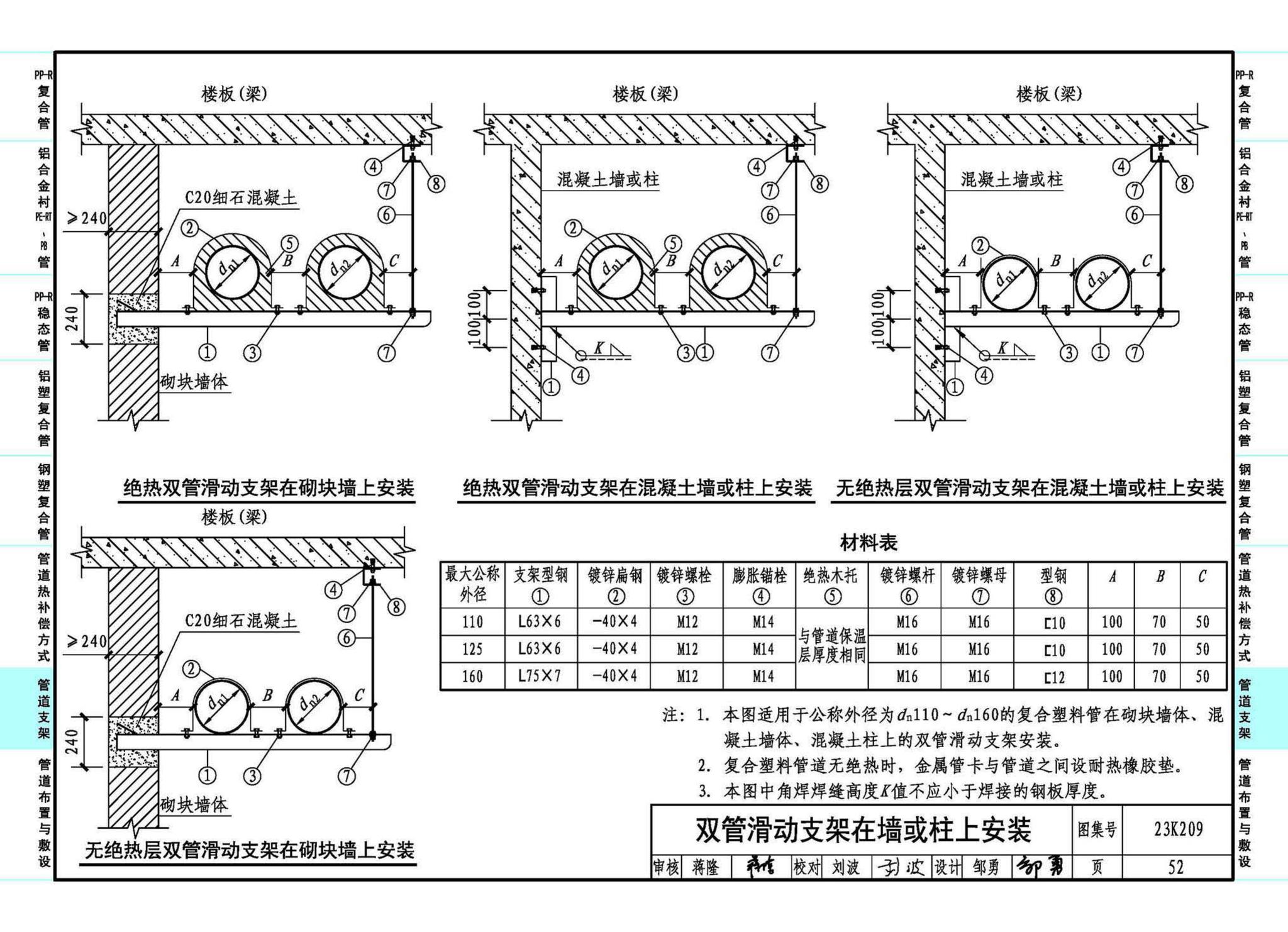 23K209--供暖空调用复合塑料管选用与安装