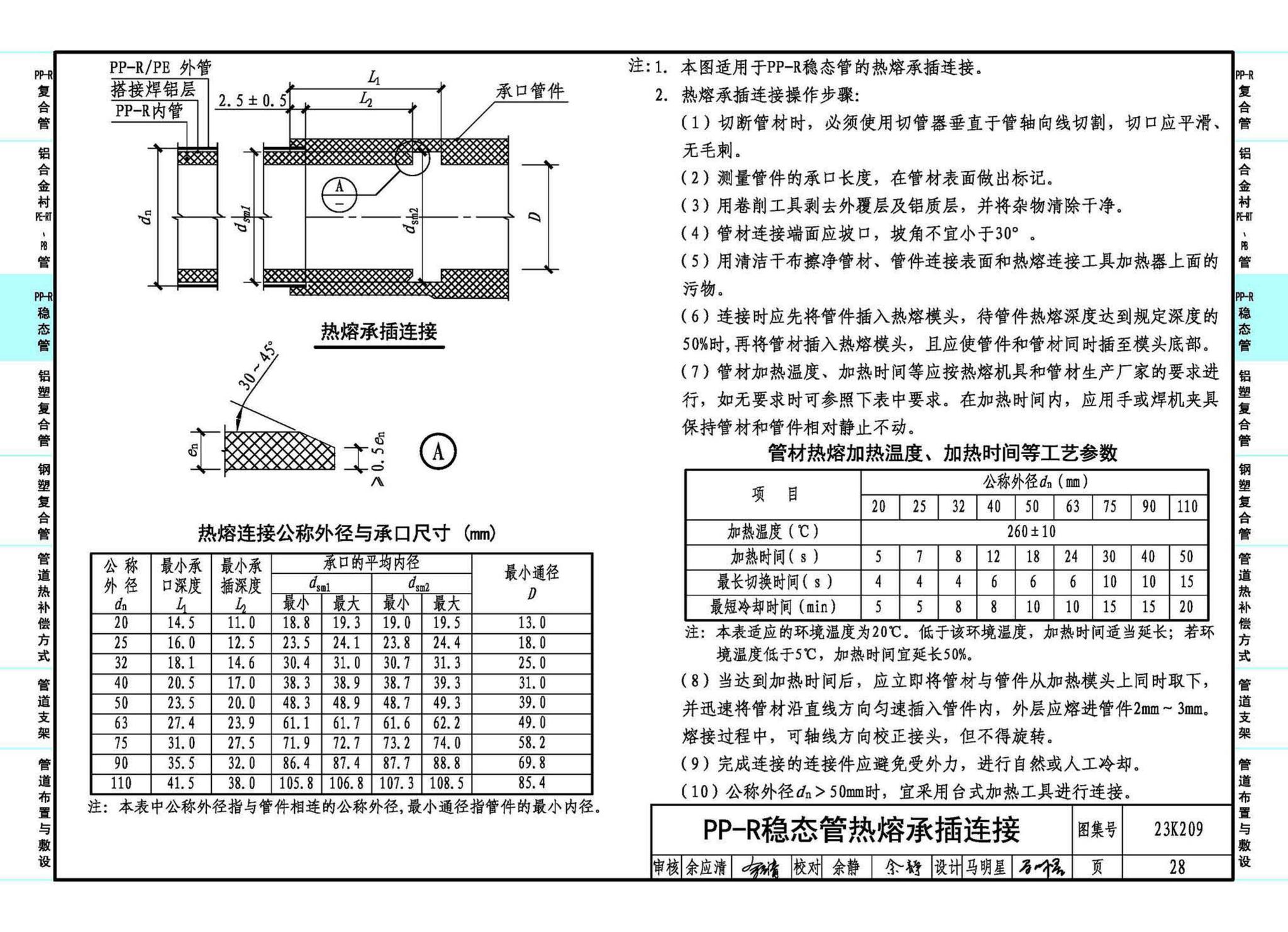 23K209--供暖空调用复合塑料管选用与安装