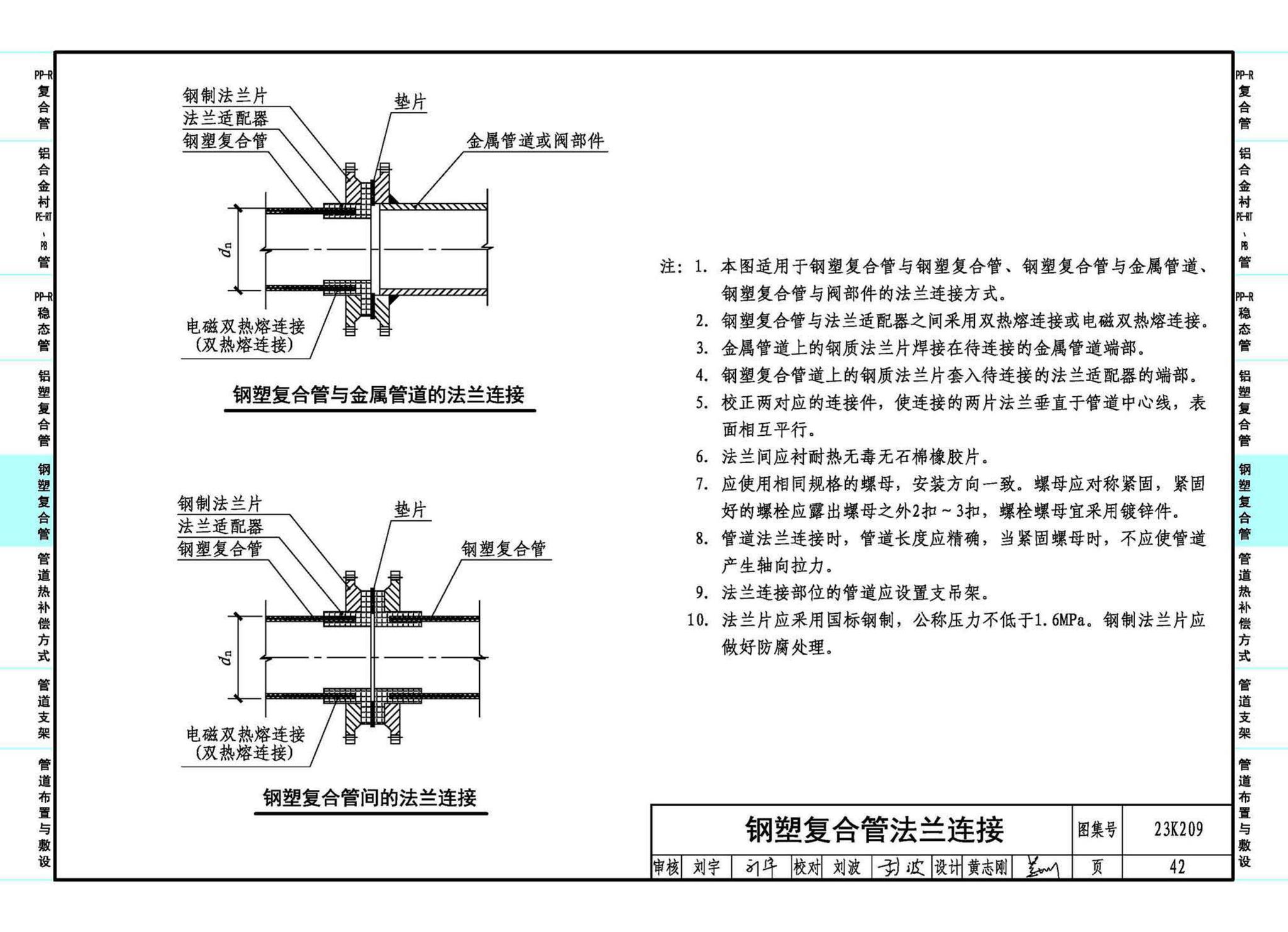 23K209--供暖空调用复合塑料管选用与安装