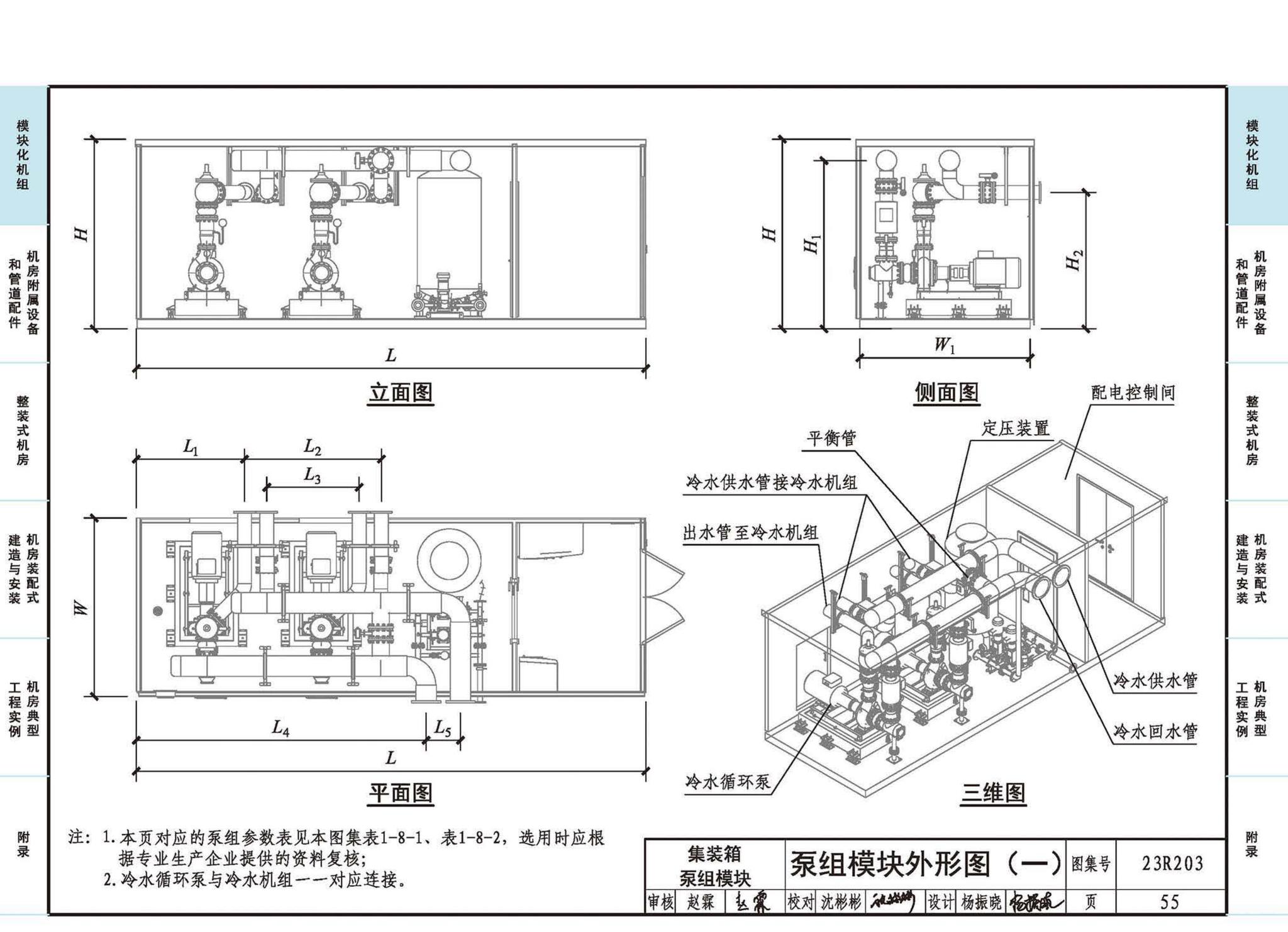 23R203--制冷供热机房装配式设计与安装