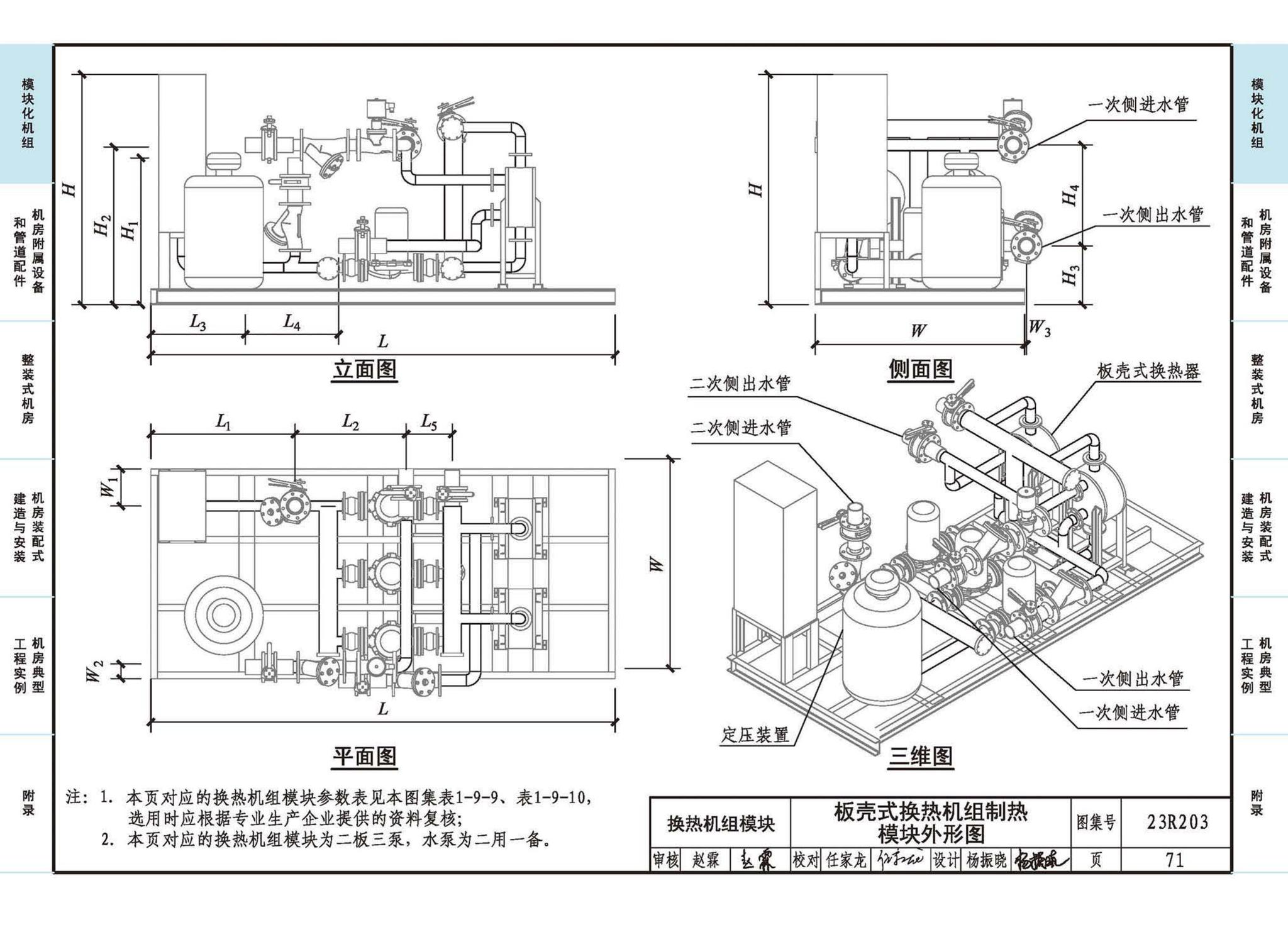 23R203--制冷供热机房装配式设计与安装
