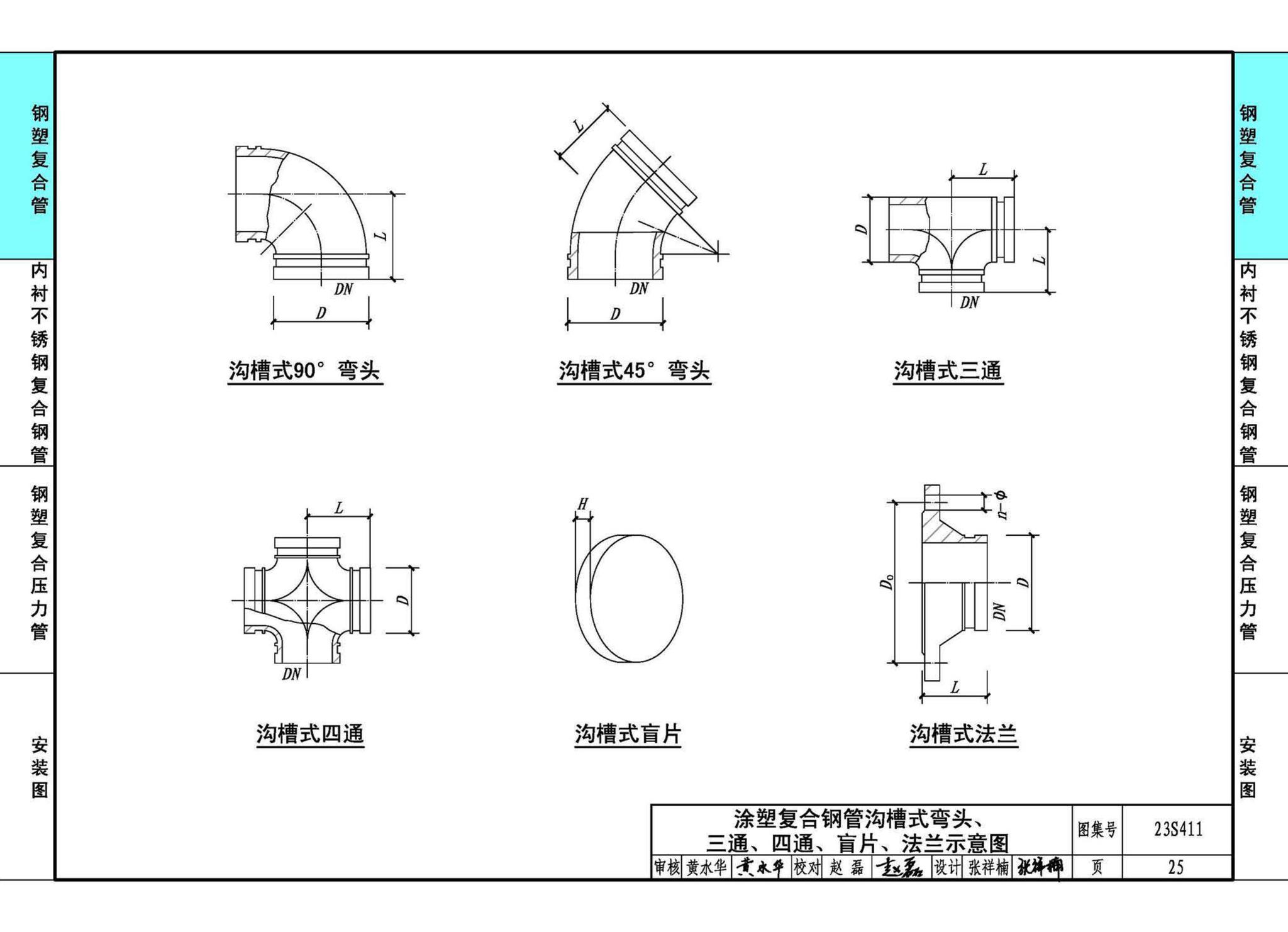 23S411--建筑给水复合金属管道安装