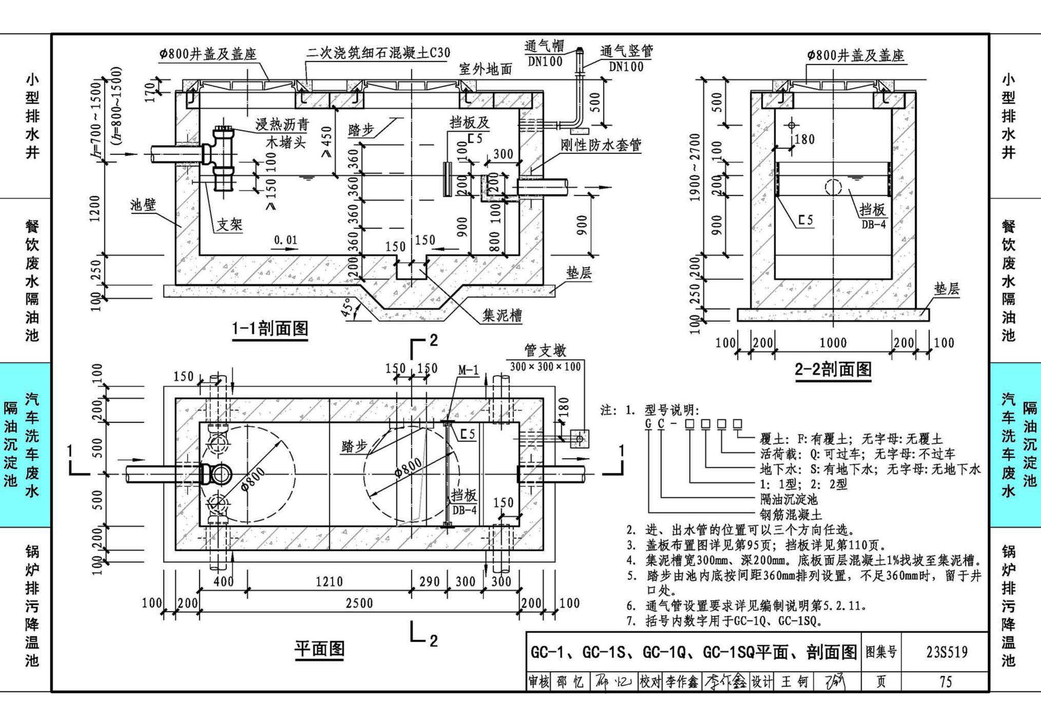 23S519--小型排水构筑物