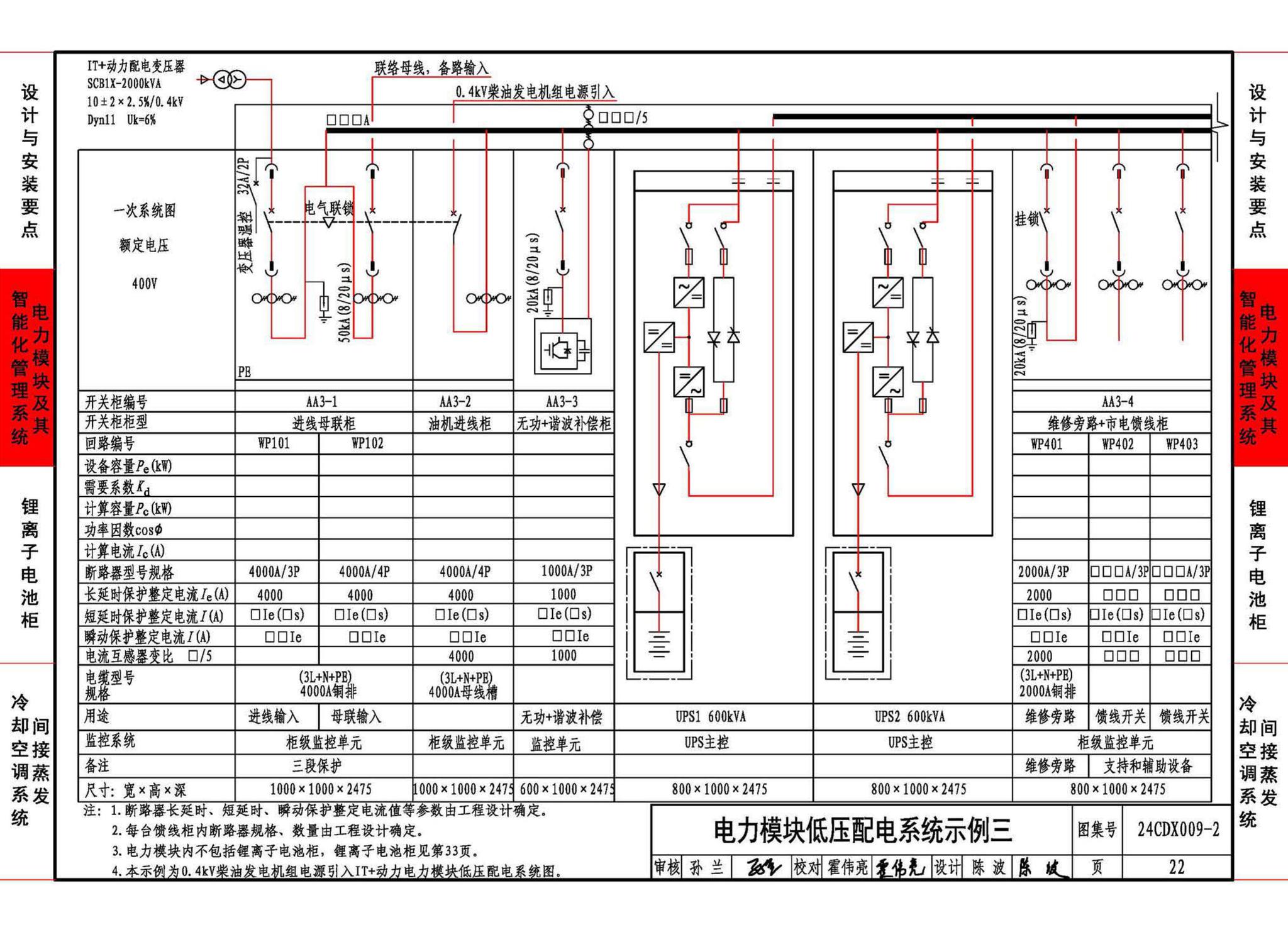 24CDX009-2--数据中心机电设施设计与安装 —电力模块、锂离子电池柜、间接蒸发冷却空调系统