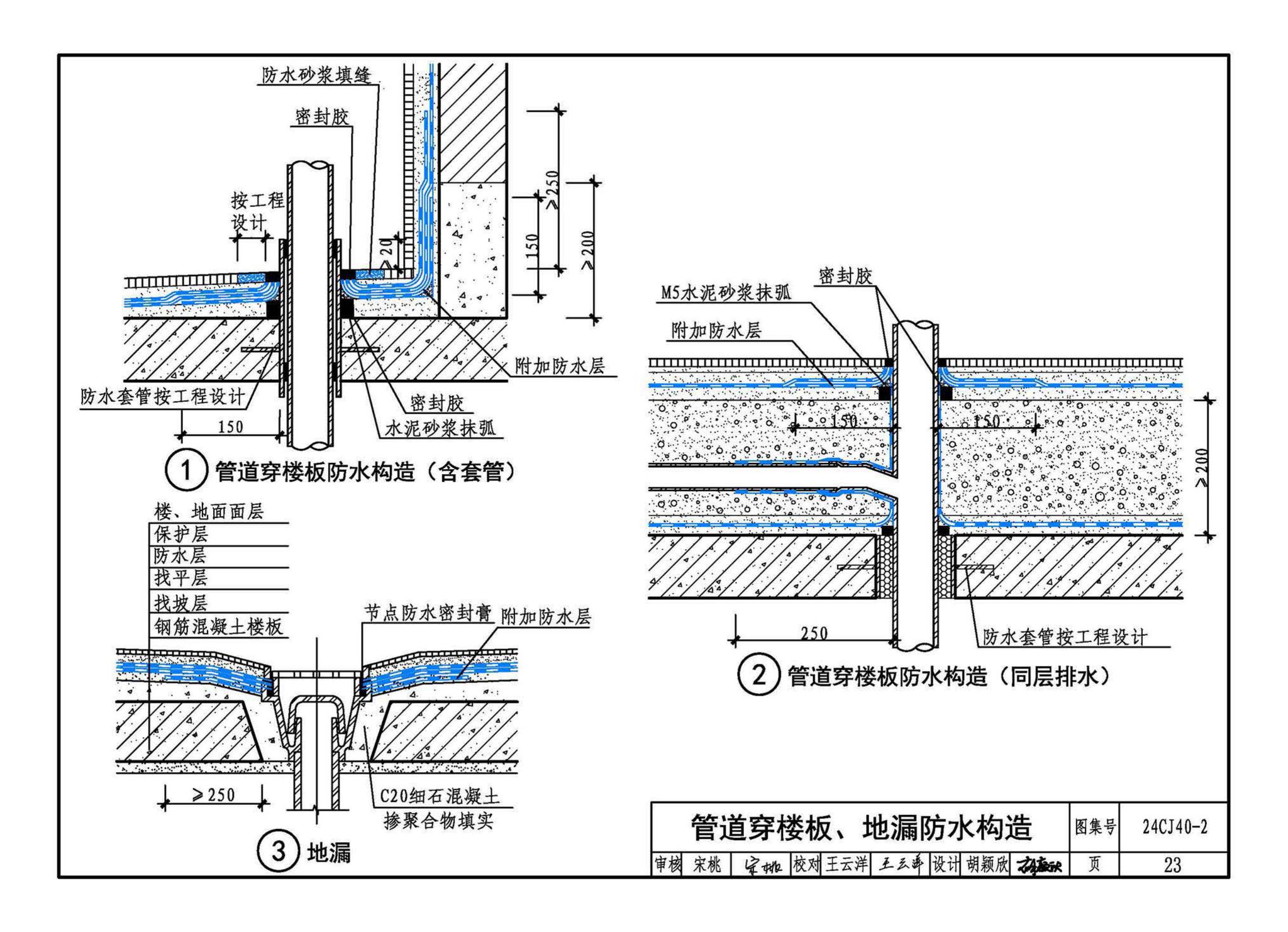 24CJ40-2--建筑防水系统构造（二）