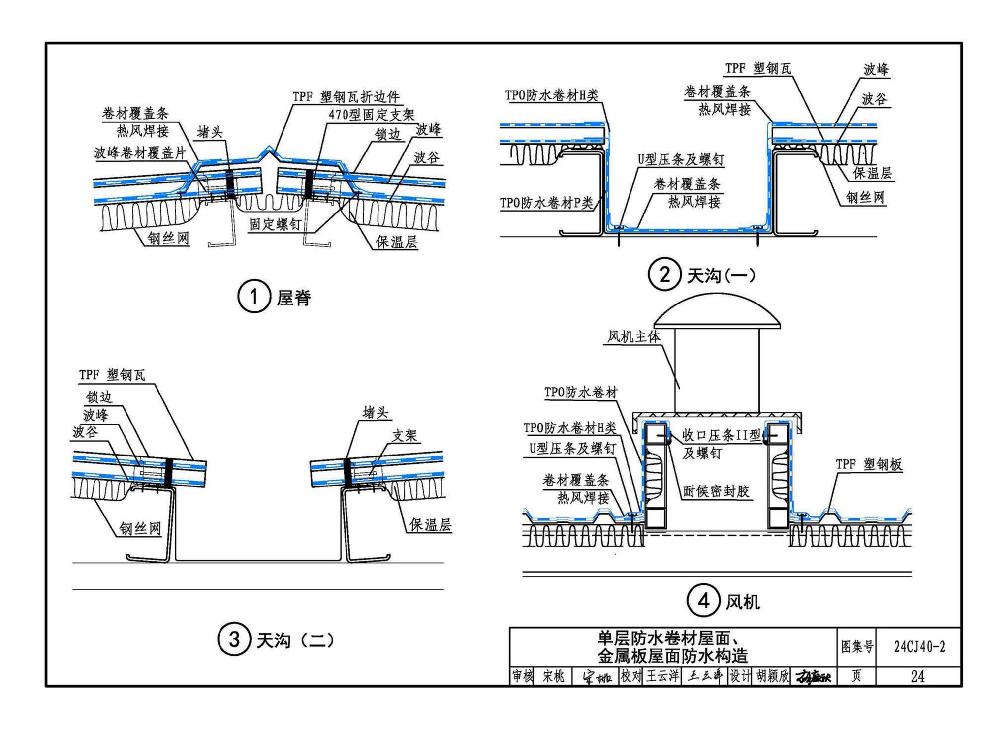 24CJ40-2--建筑防水系统构造（二）