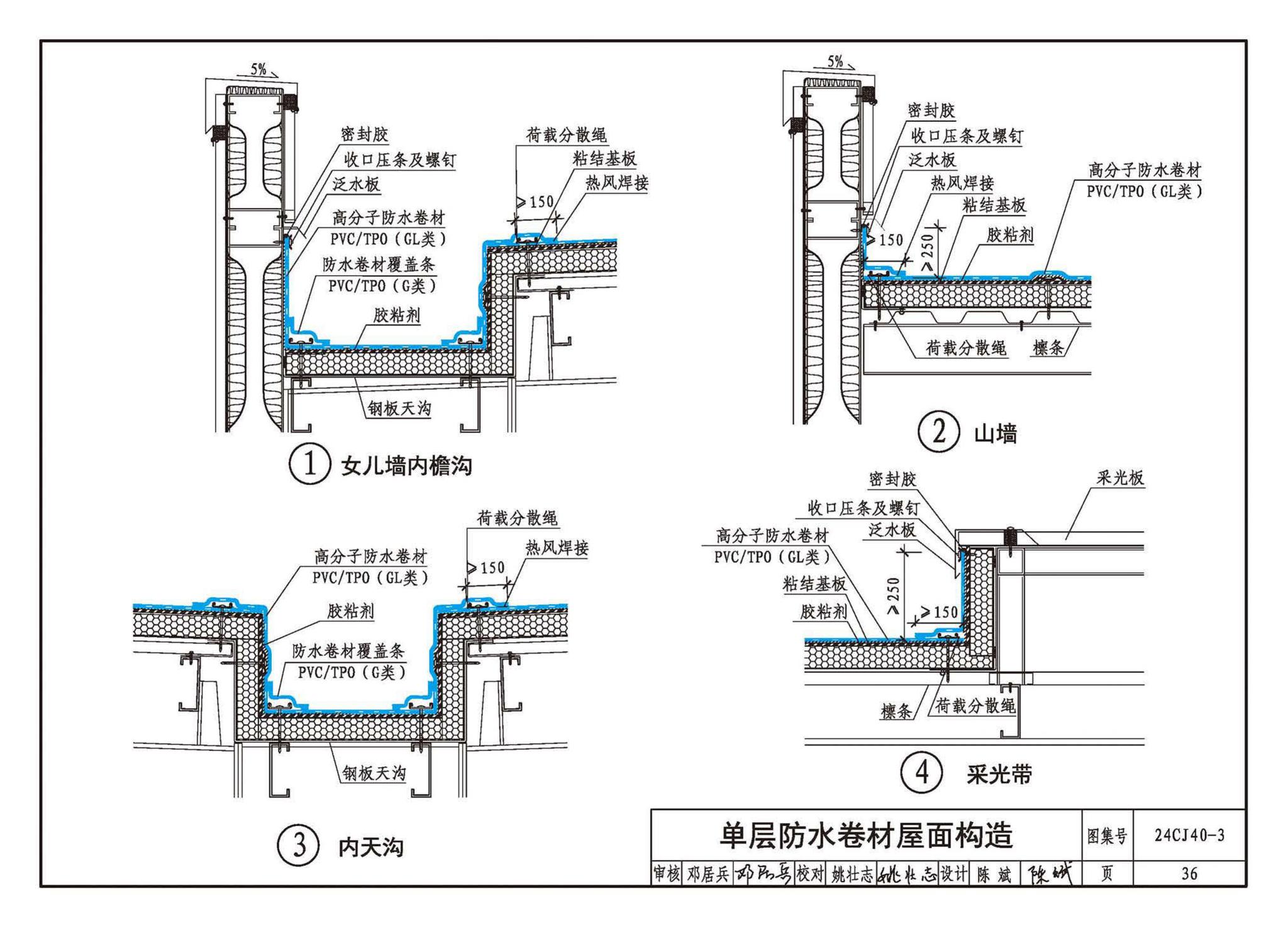 24CJ40-3--建筑防水系统构造（三）