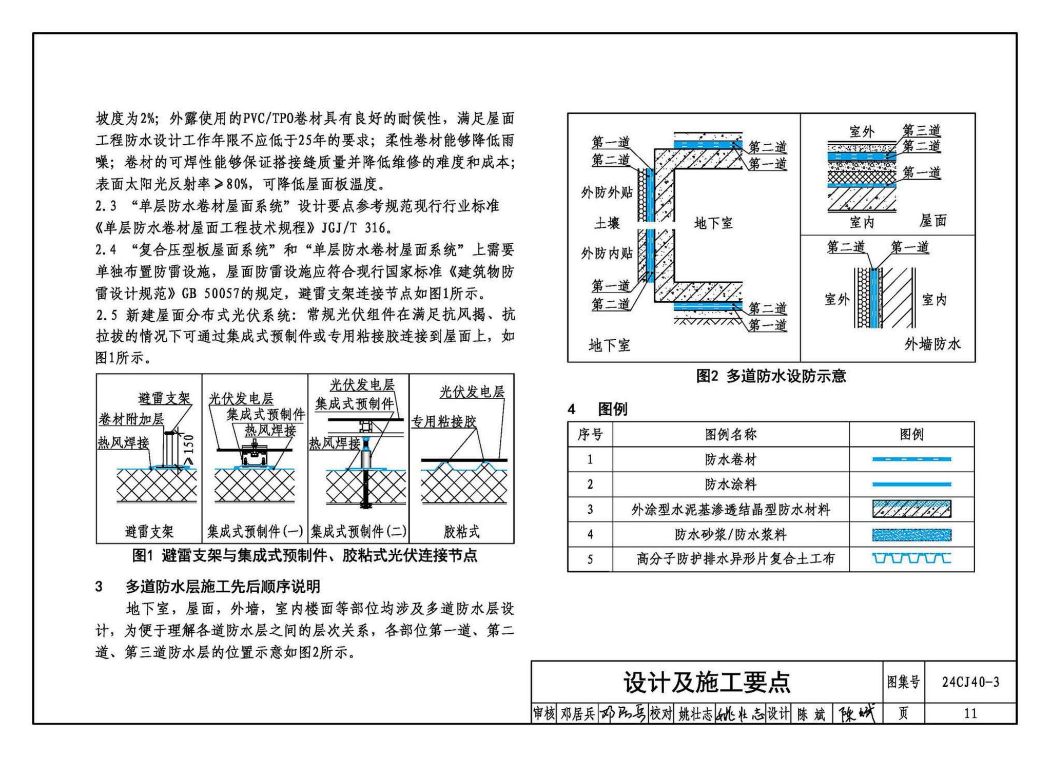 24CJ40-3--建筑防水系统构造（三）