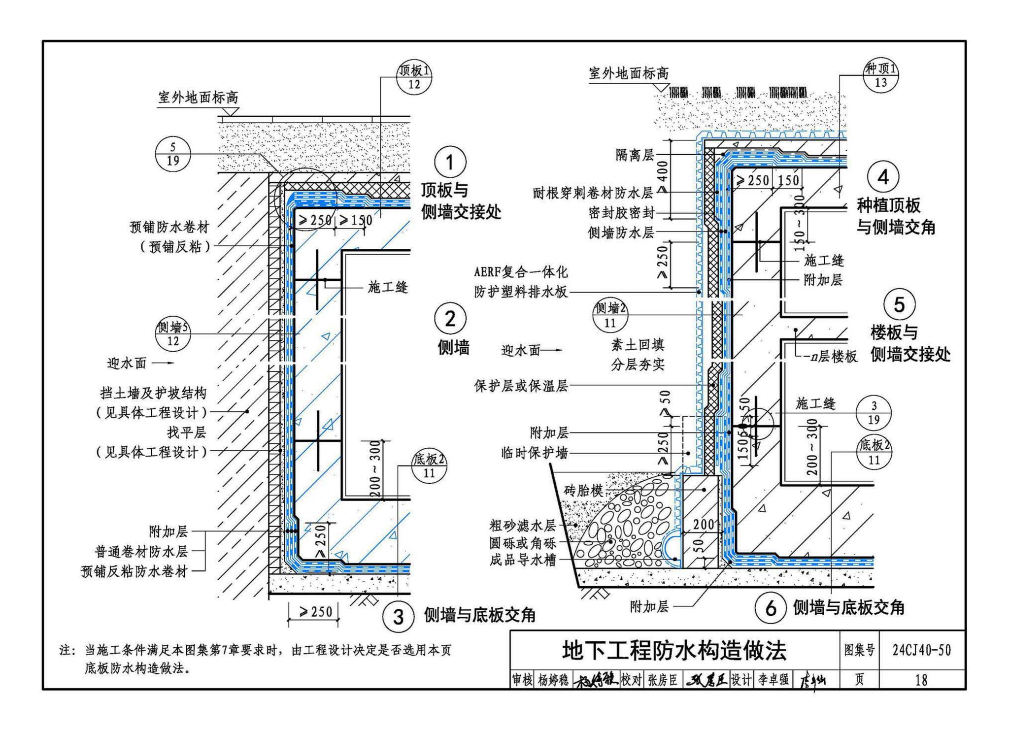 24CJ40-50--建筑防水系统构造（五十）