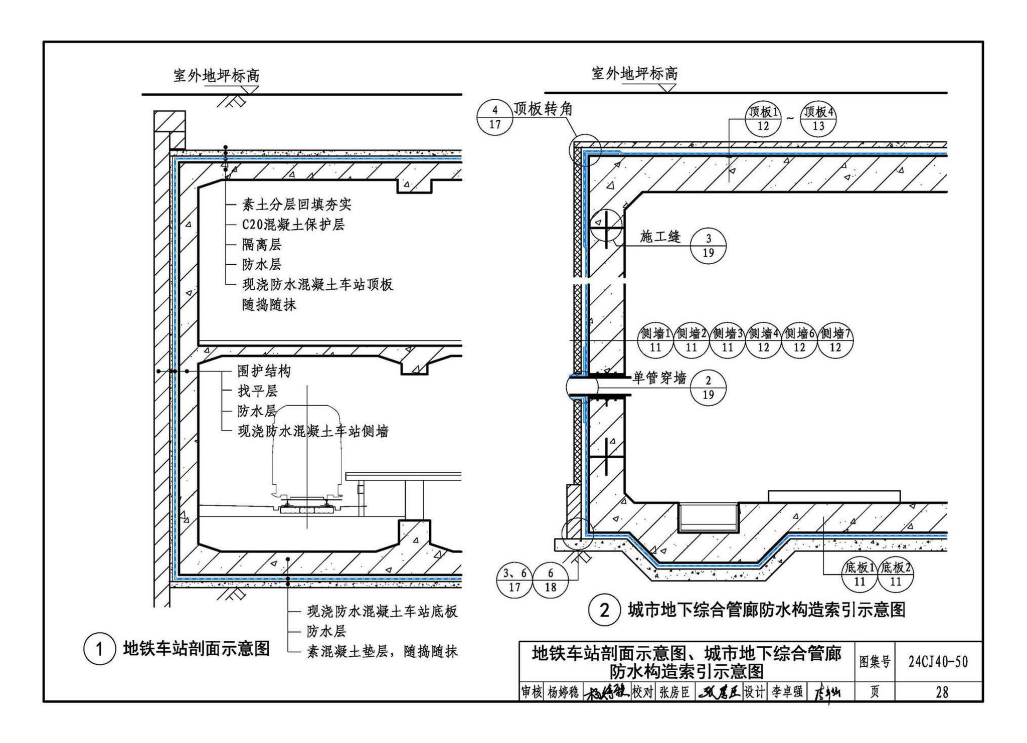 24CJ40-50--建筑防水系统构造（五十）