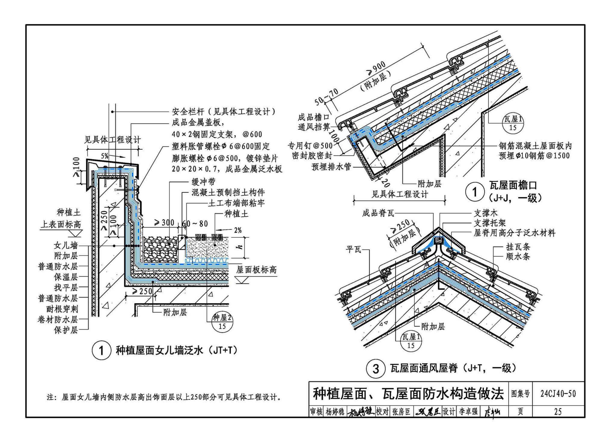 24CJ40-50--建筑防水系统构造（五十）