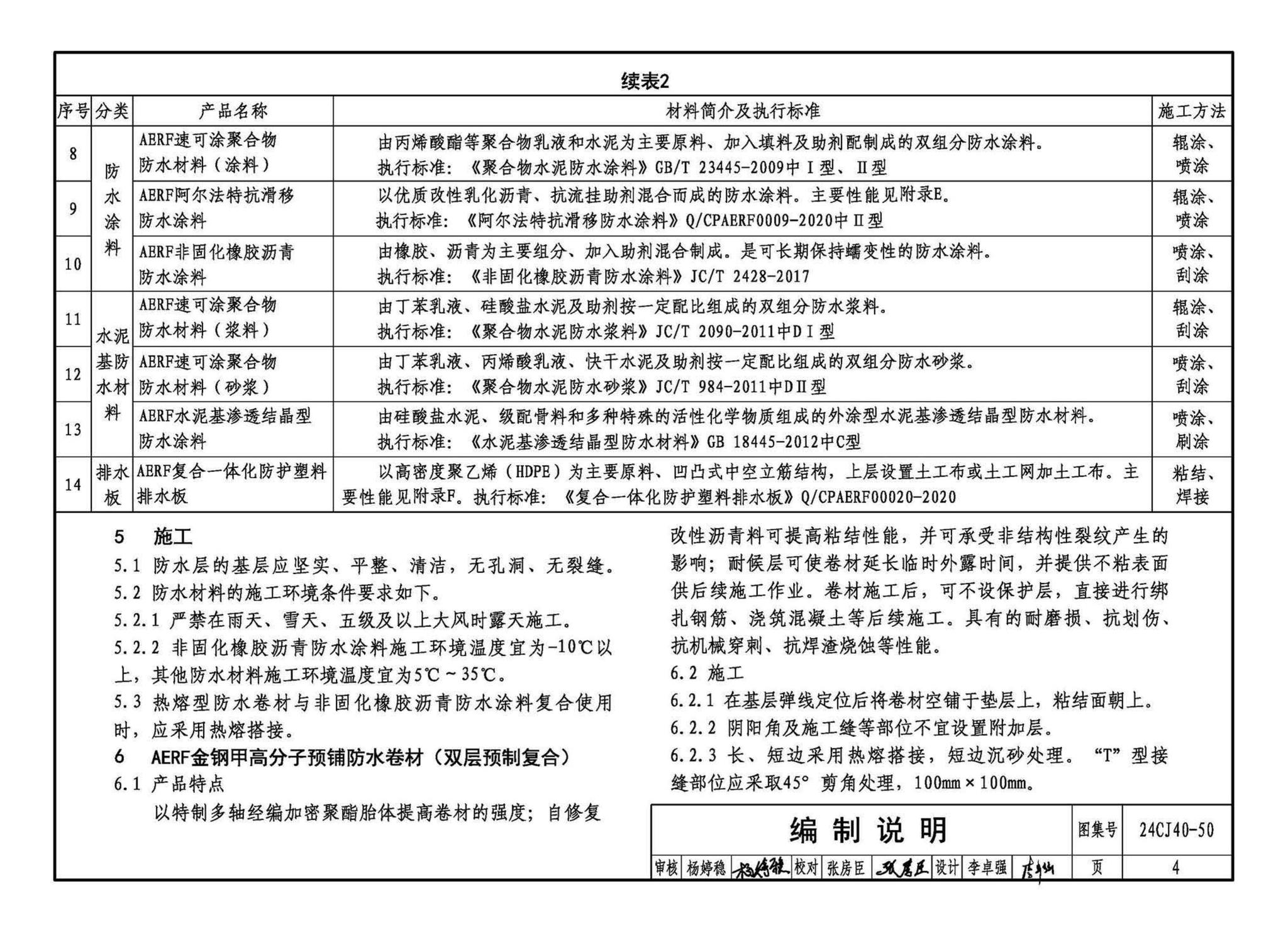 24CJ40-50--建筑防水系统构造（五十）