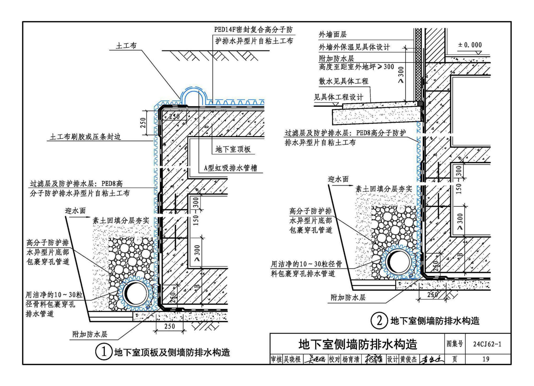 24CJ62-1--种植顶板防护排水系统构造——pdsG50防排水集成系统