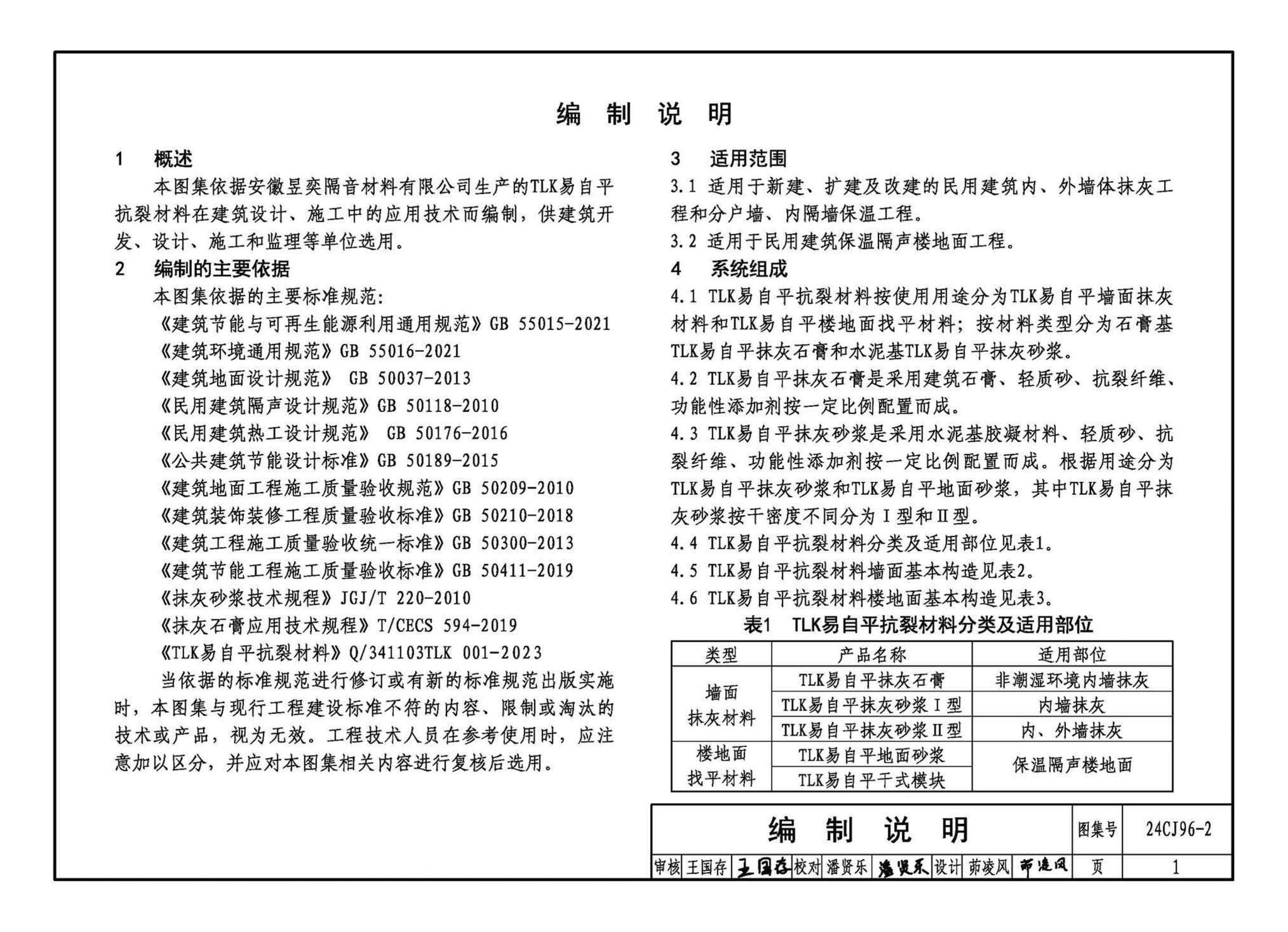 24CJ96-2--TLK易自平抗裂材料建筑构造