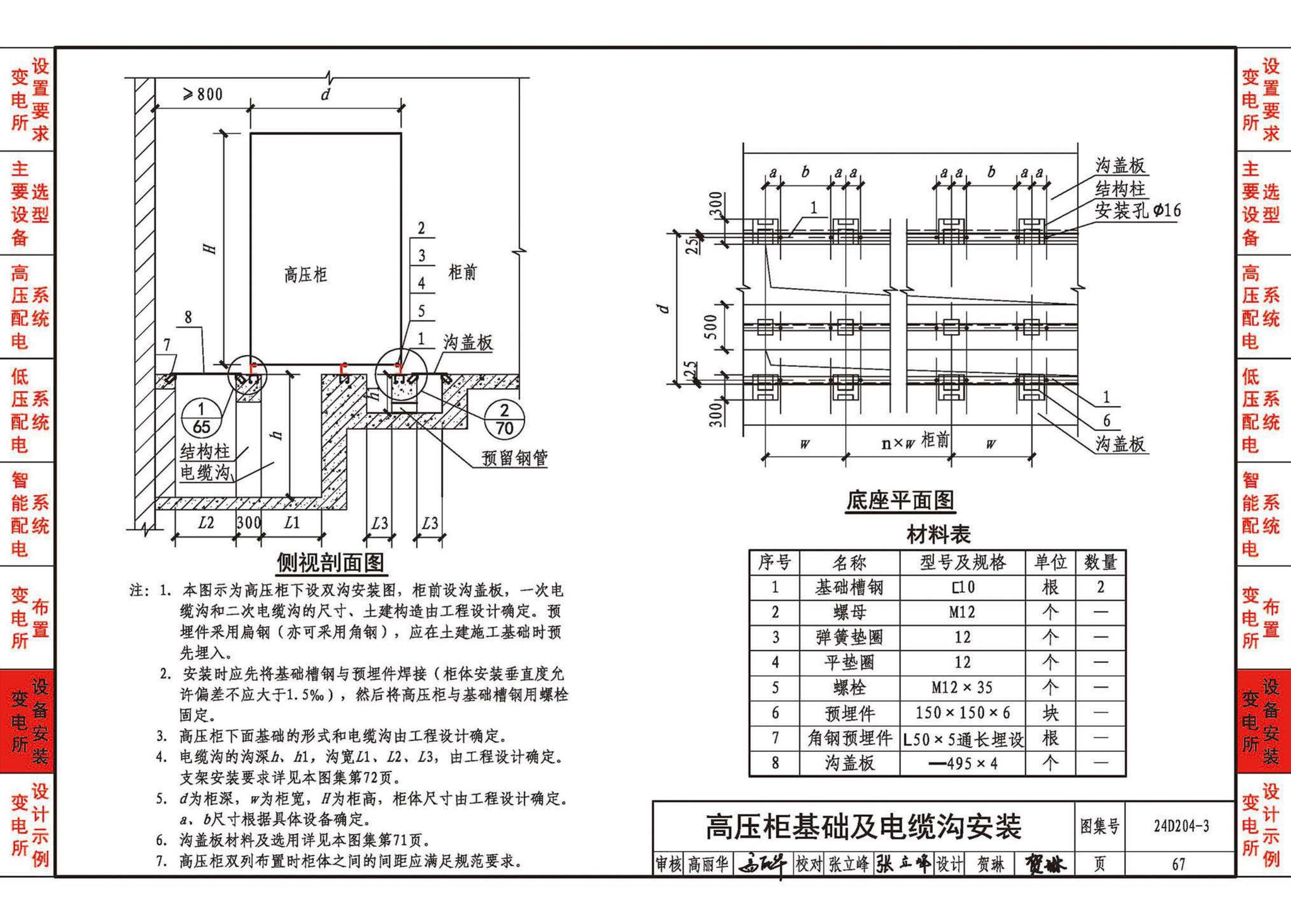 24D204-3--20kV及以下变电所设计与安装