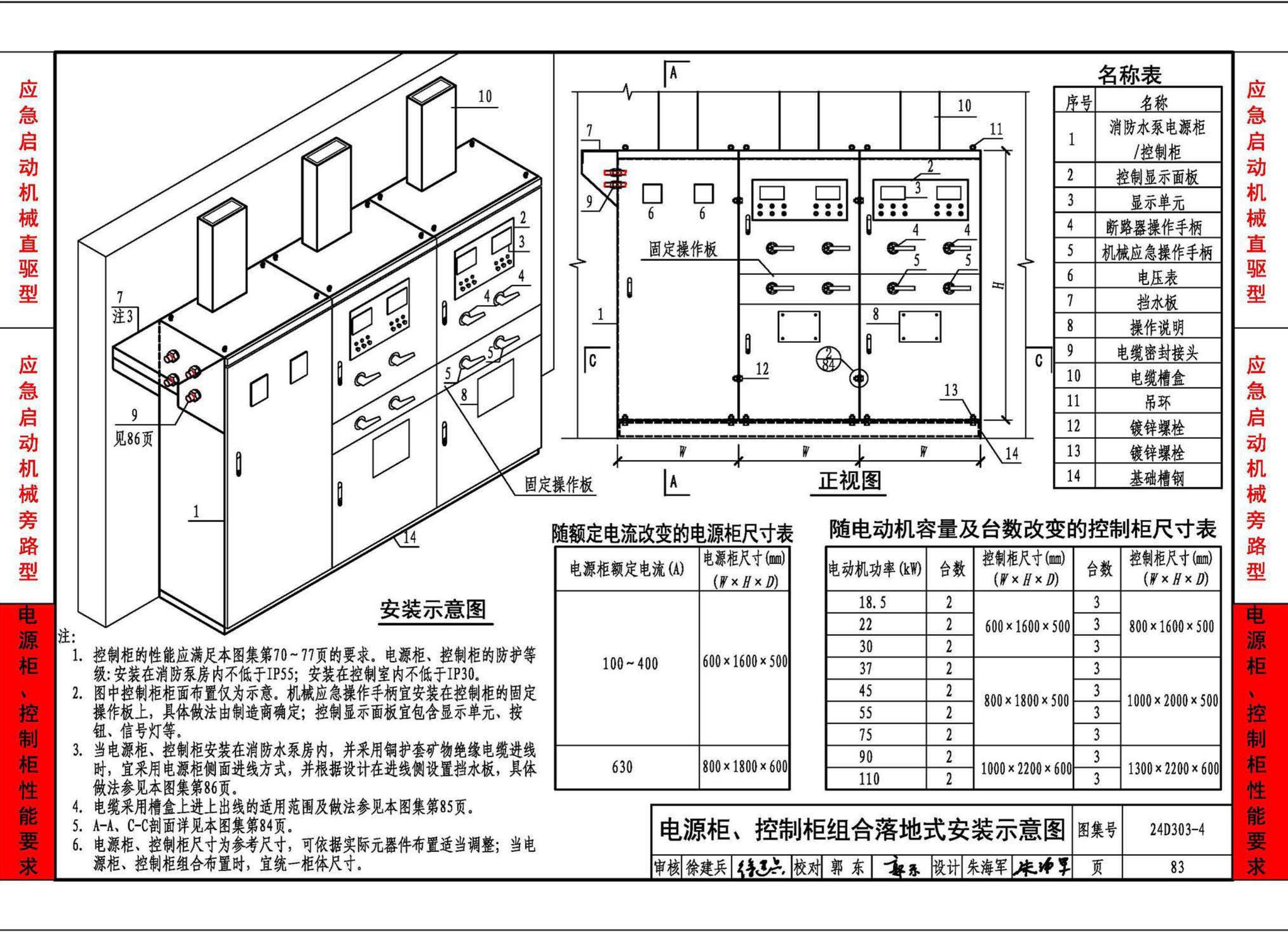 24D303-4--消防水泵机械应急启泵控制