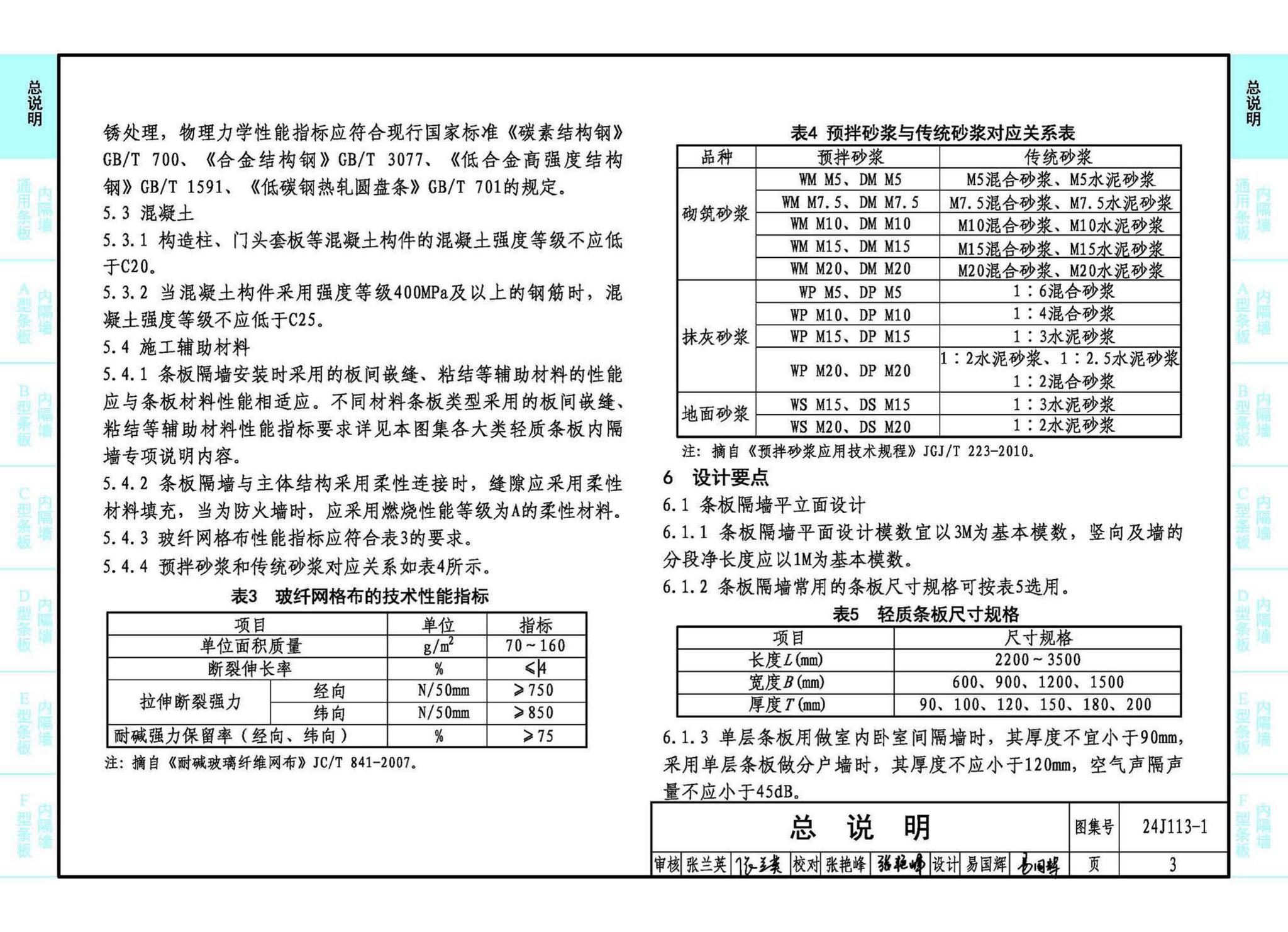 24J113-1--内隔墙—轻质条板（一）