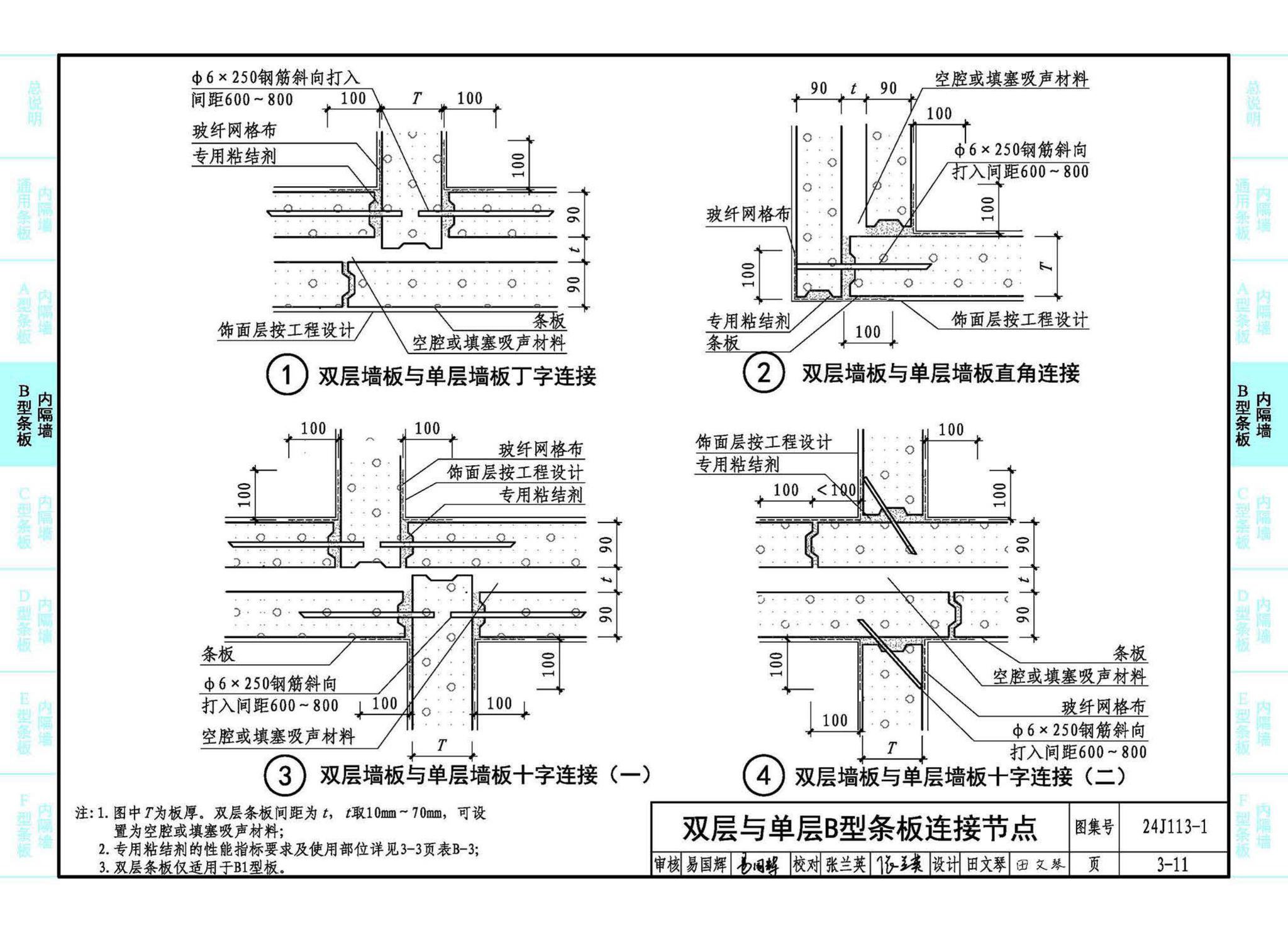 24J113-1--内隔墙—轻质条板（一）