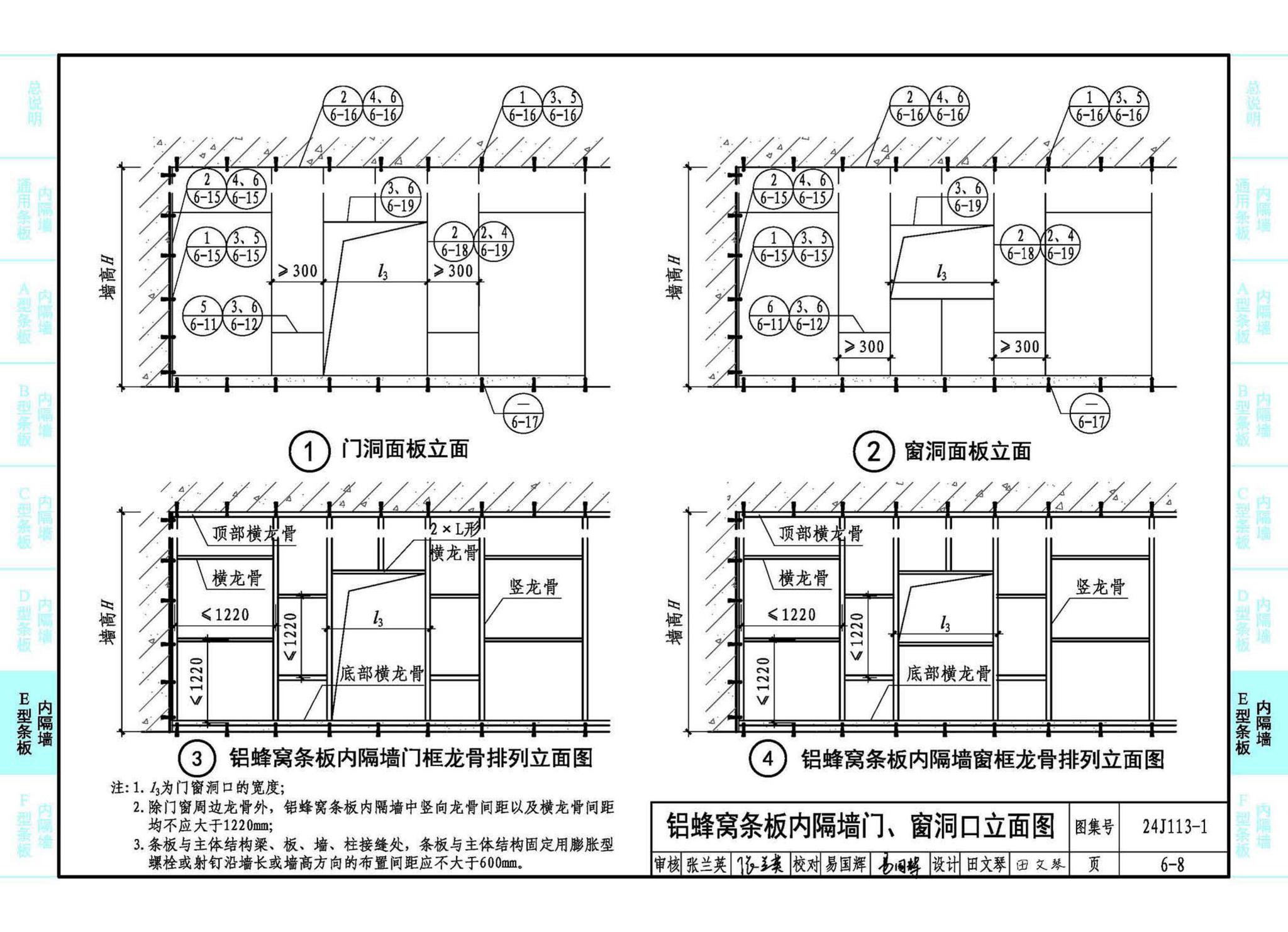 24J113-1--内隔墙—轻质条板（一）