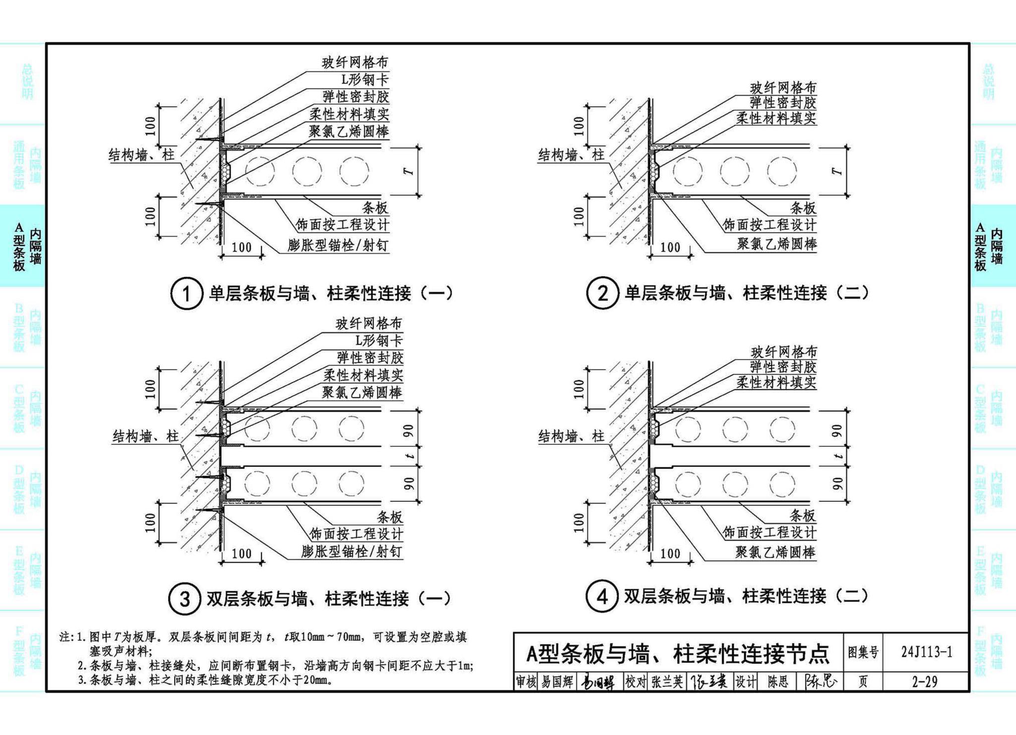 24J113-1--内隔墙—轻质条板（一）