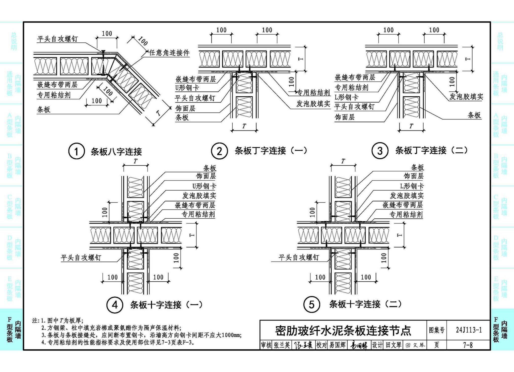 24J113-1--内隔墙—轻质条板（一）