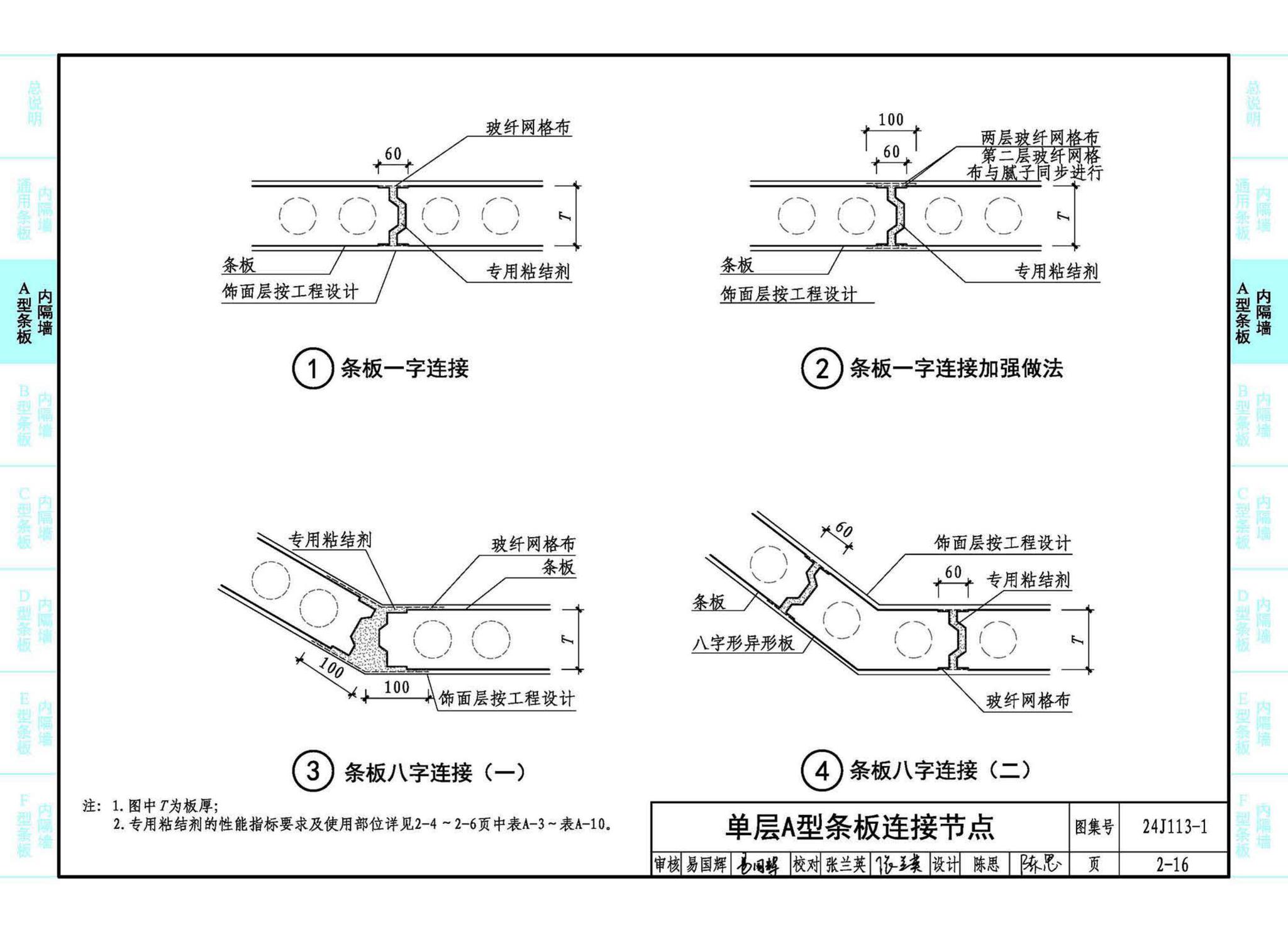 24J113-1--内隔墙—轻质条板（一）