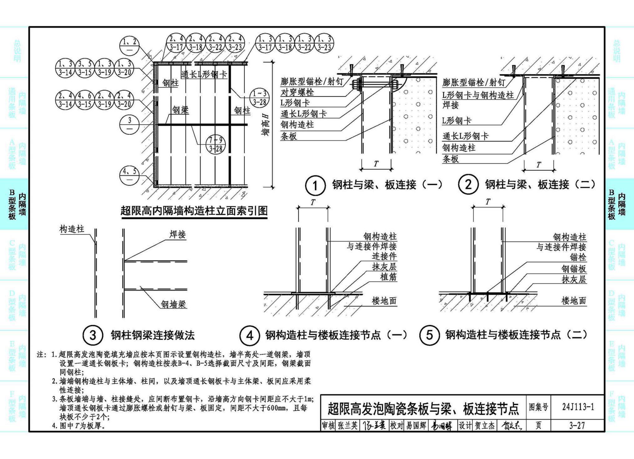 24J113-1--内隔墙—轻质条板（一）