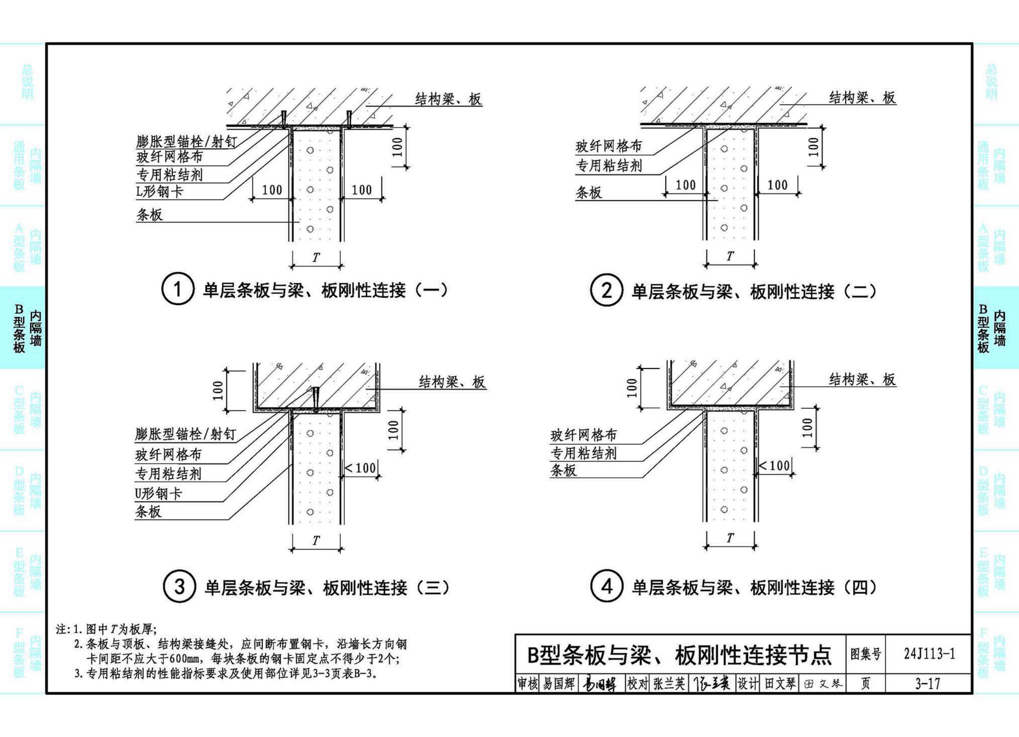 24J113-1--内隔墙—轻质条板（一）