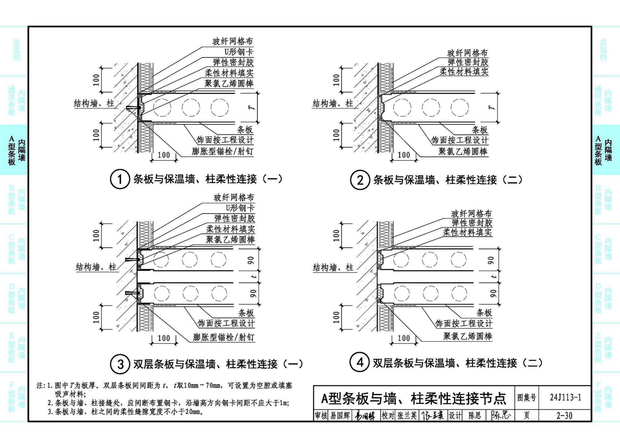 24J113-1--内隔墙—轻质条板（一）