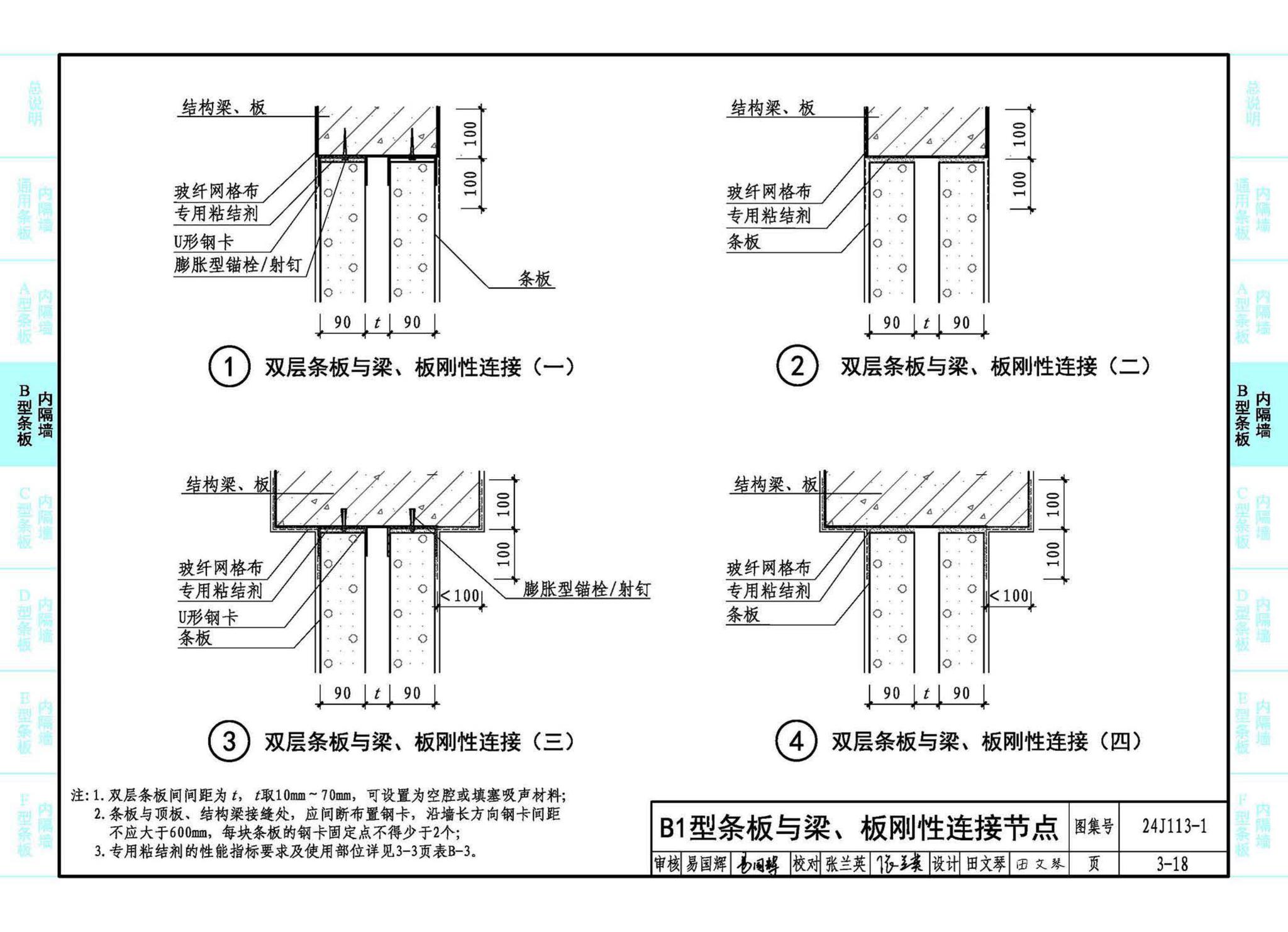 24J113-1--内隔墙—轻质条板（一）