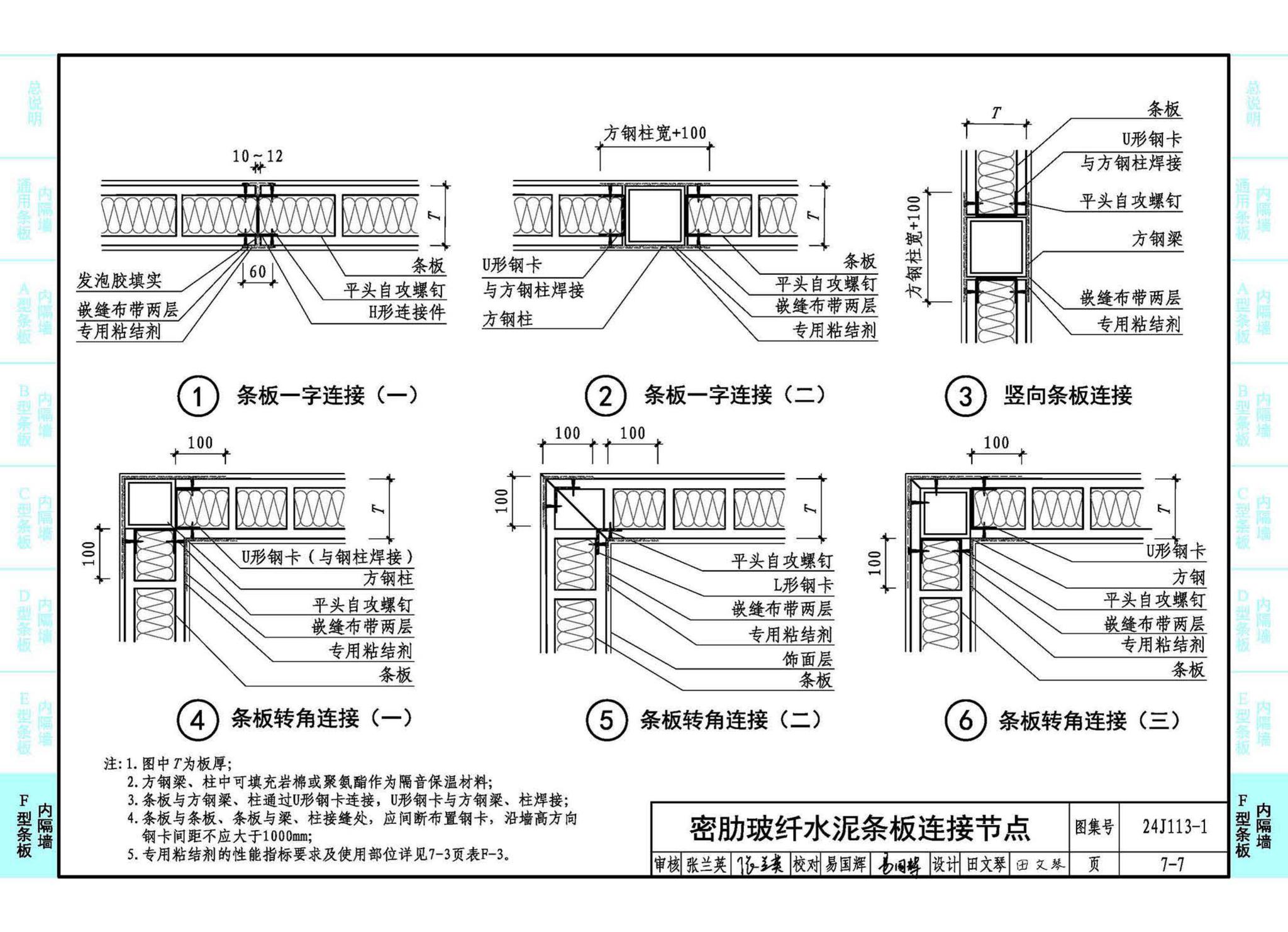 24J113-1--内隔墙—轻质条板（一）