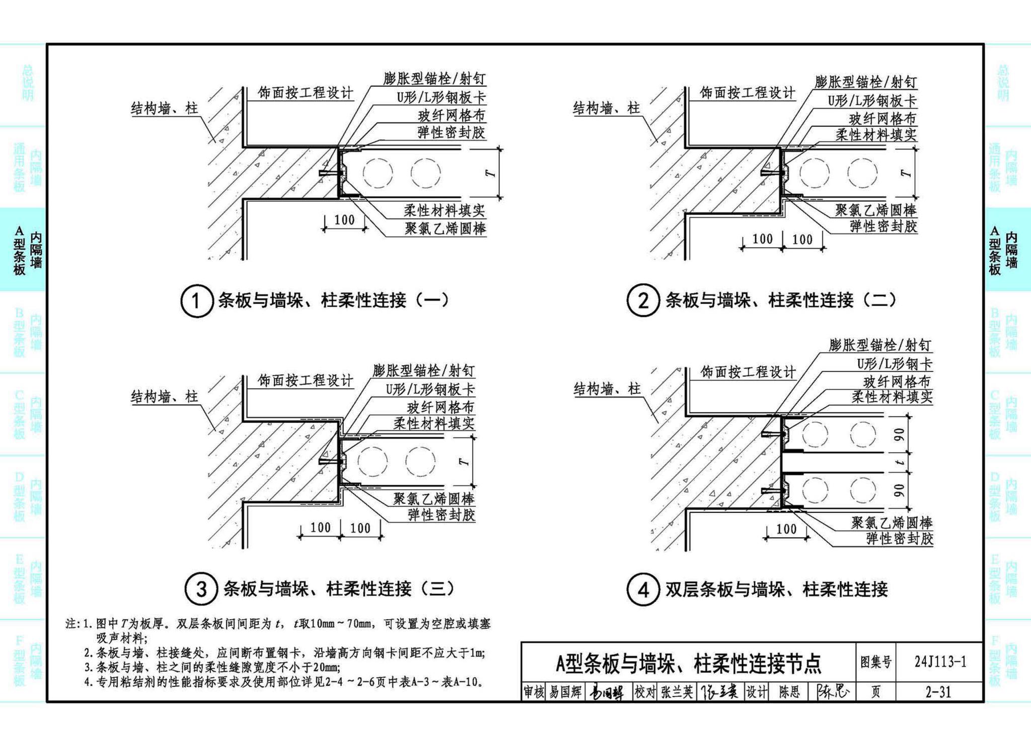 24J113-1--内隔墙—轻质条板（一）