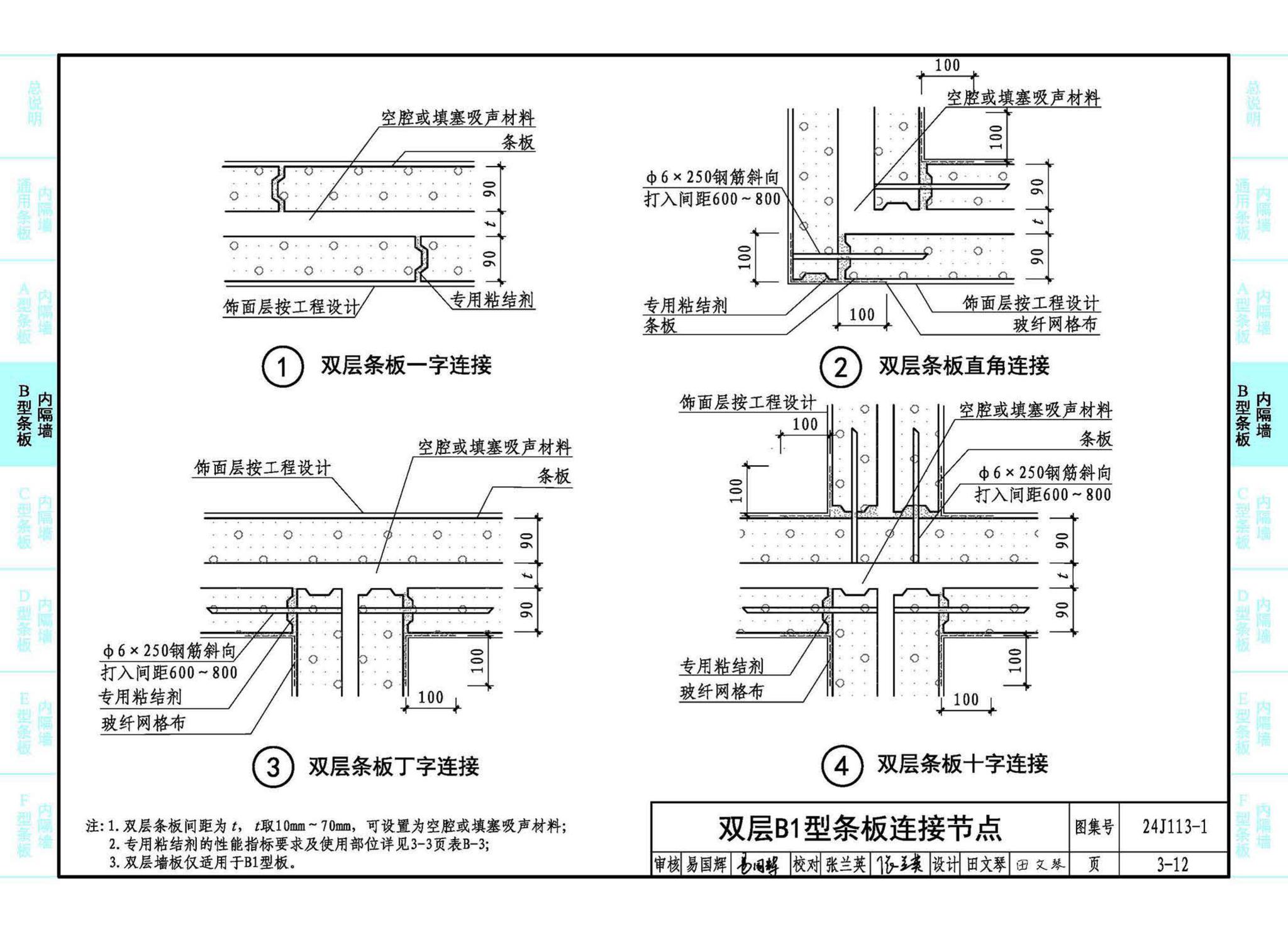 24J113-1--内隔墙—轻质条板（一）