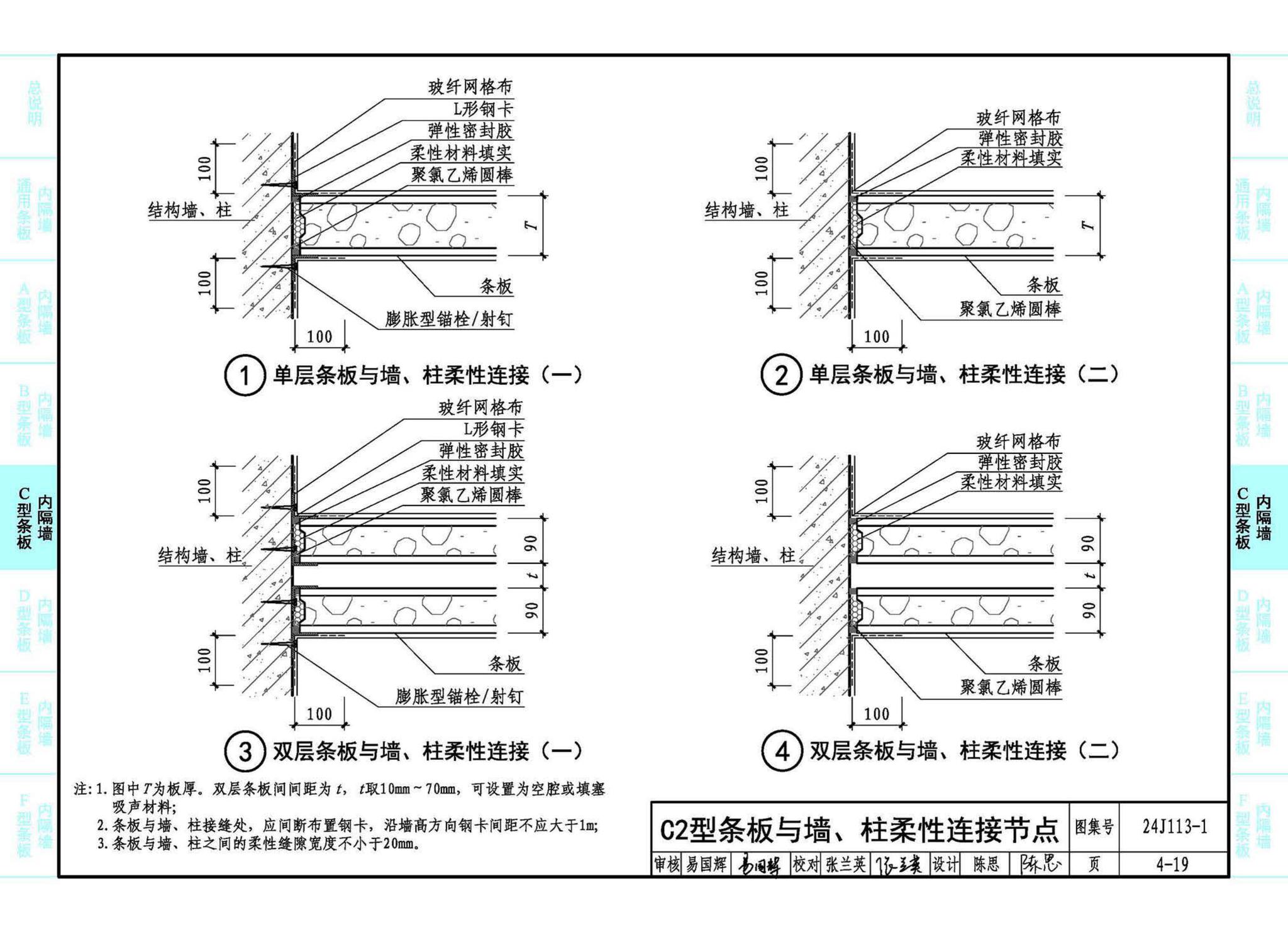 24J113-1--内隔墙—轻质条板（一）