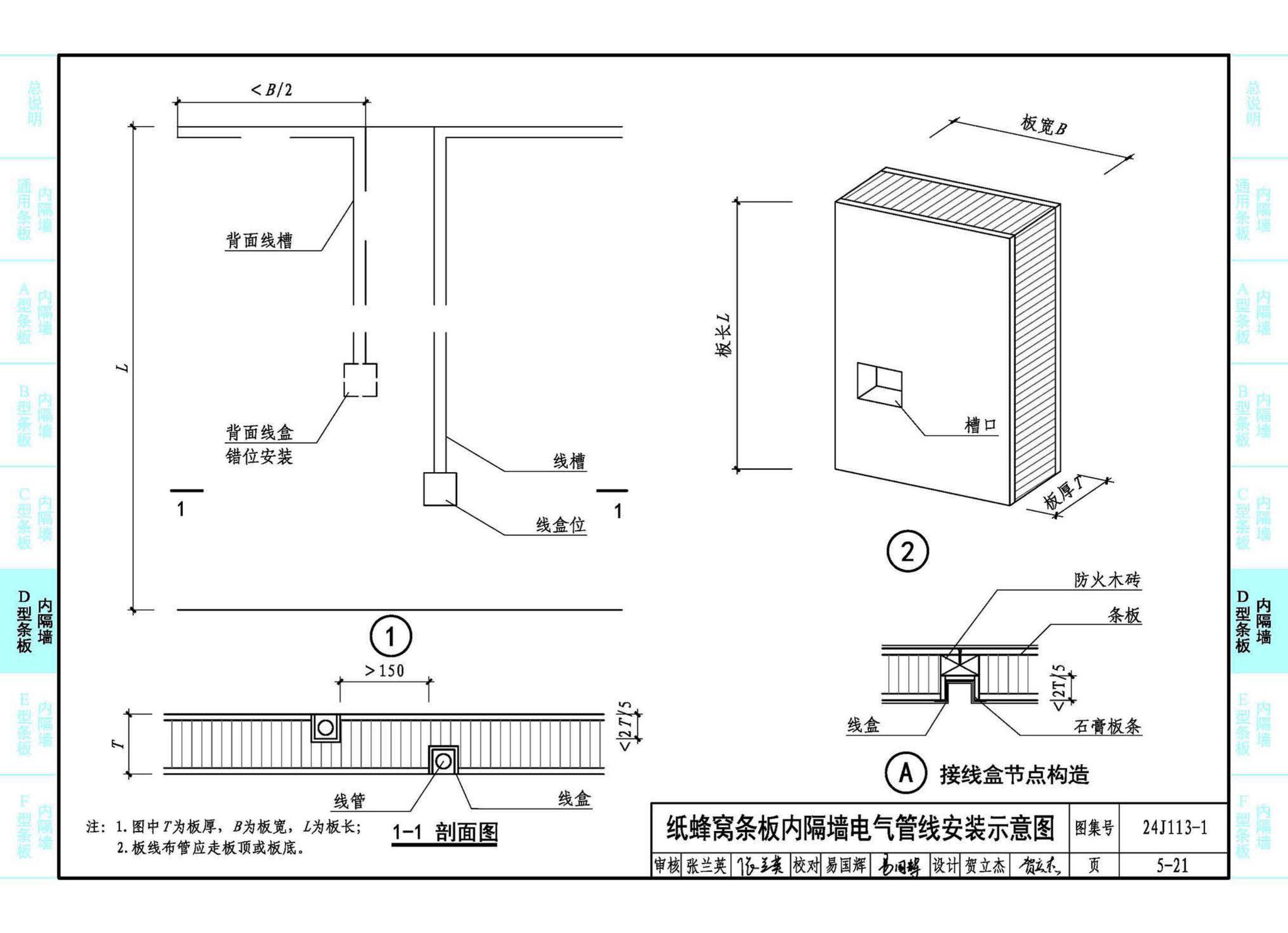 24J113-1--内隔墙—轻质条板（一）