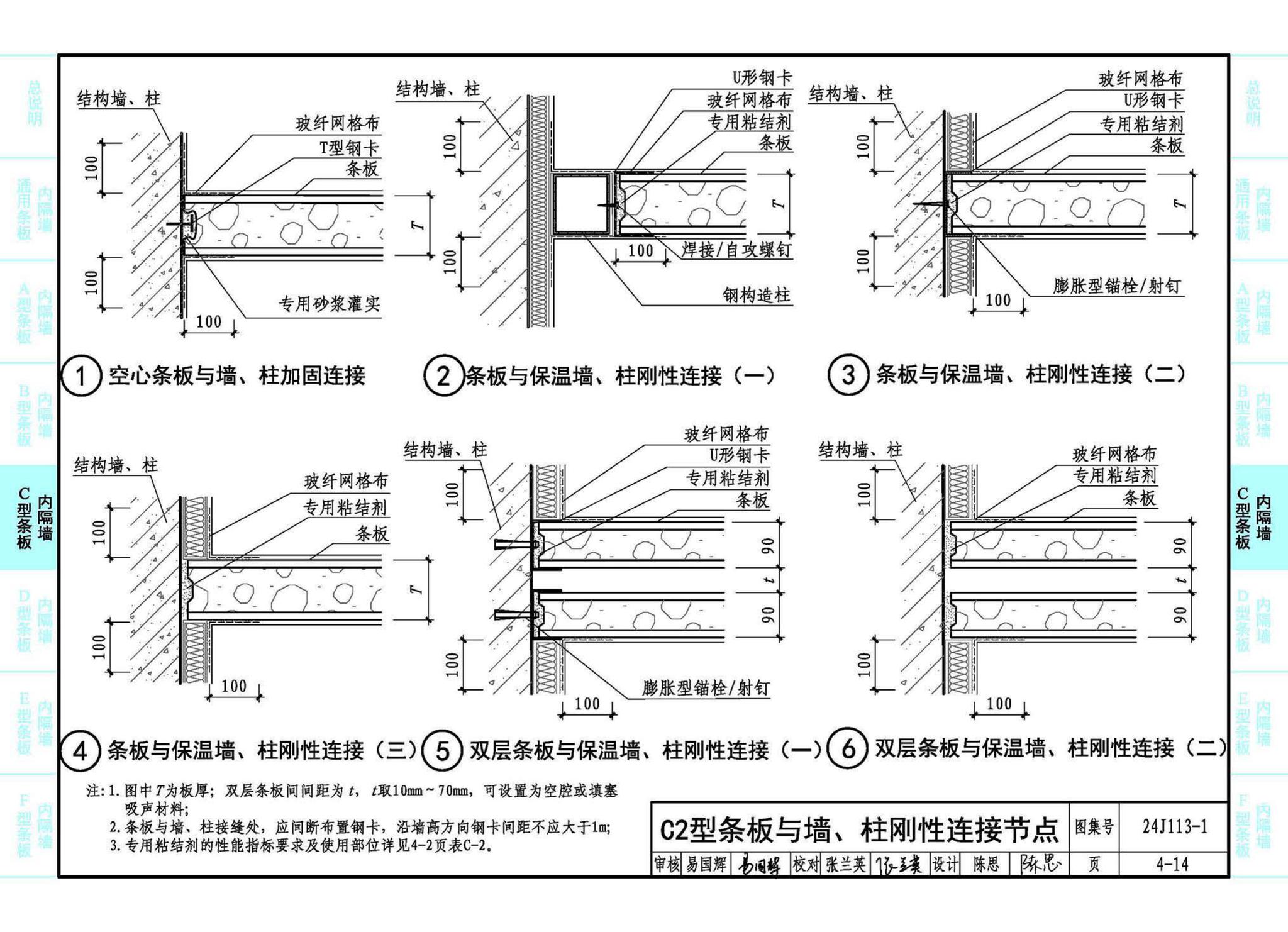 24J113-1--内隔墙—轻质条板（一）