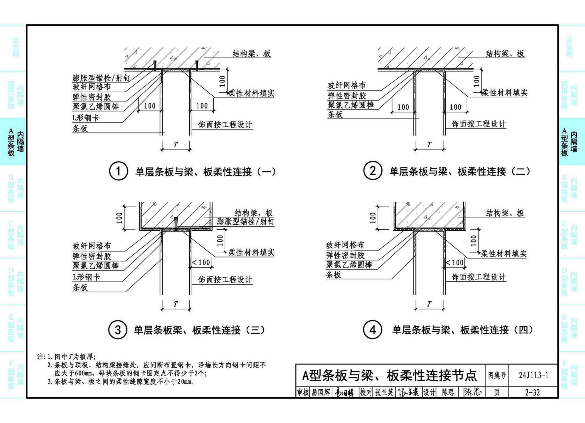 24J113-1--内隔墙—轻质条板（一）