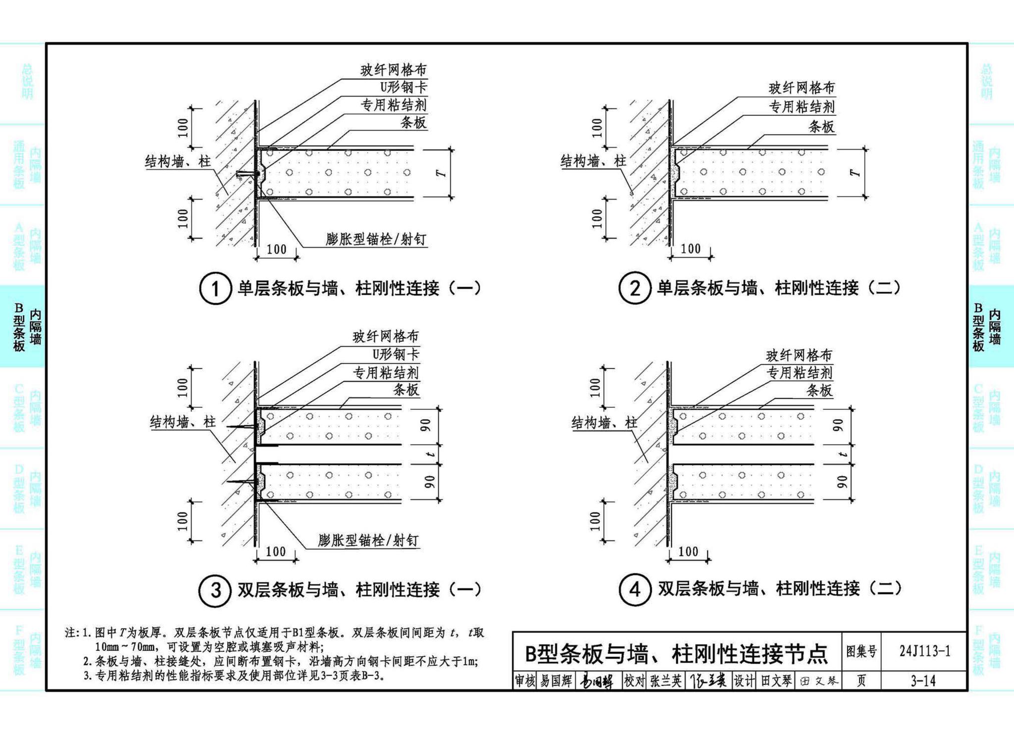 24J113-1--内隔墙—轻质条板（一）