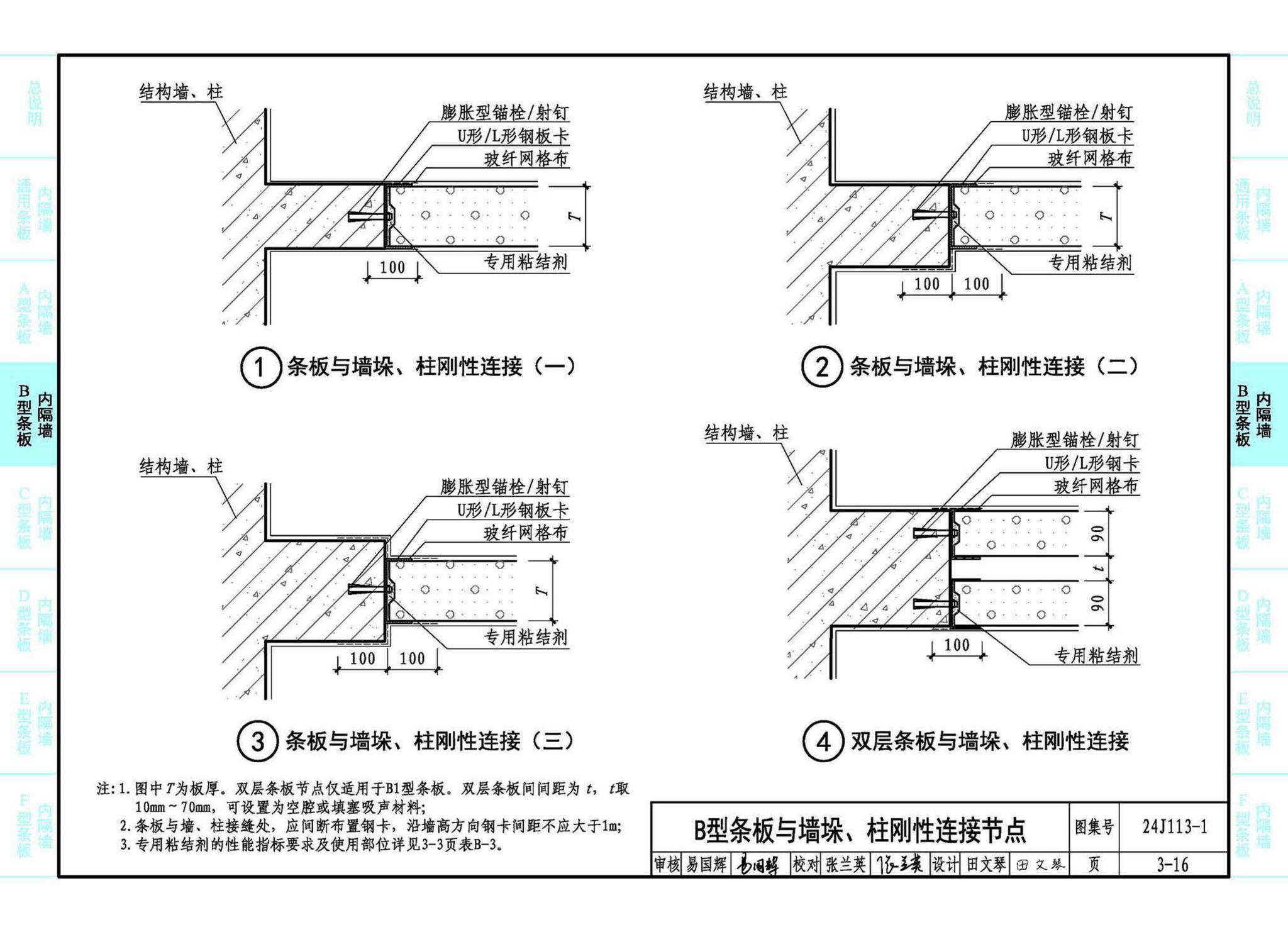 24J113-1--内隔墙—轻质条板（一）