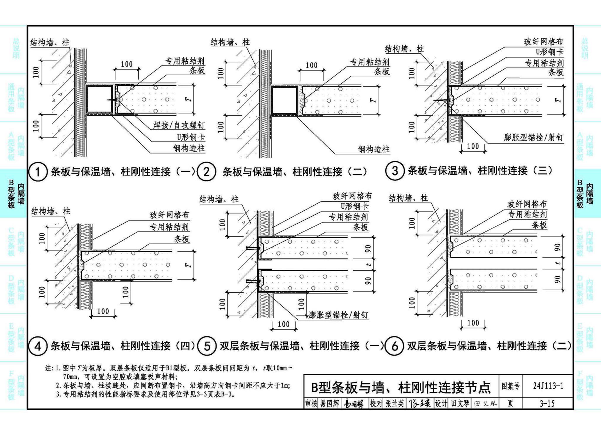 24J113-1--内隔墙—轻质条板（一）